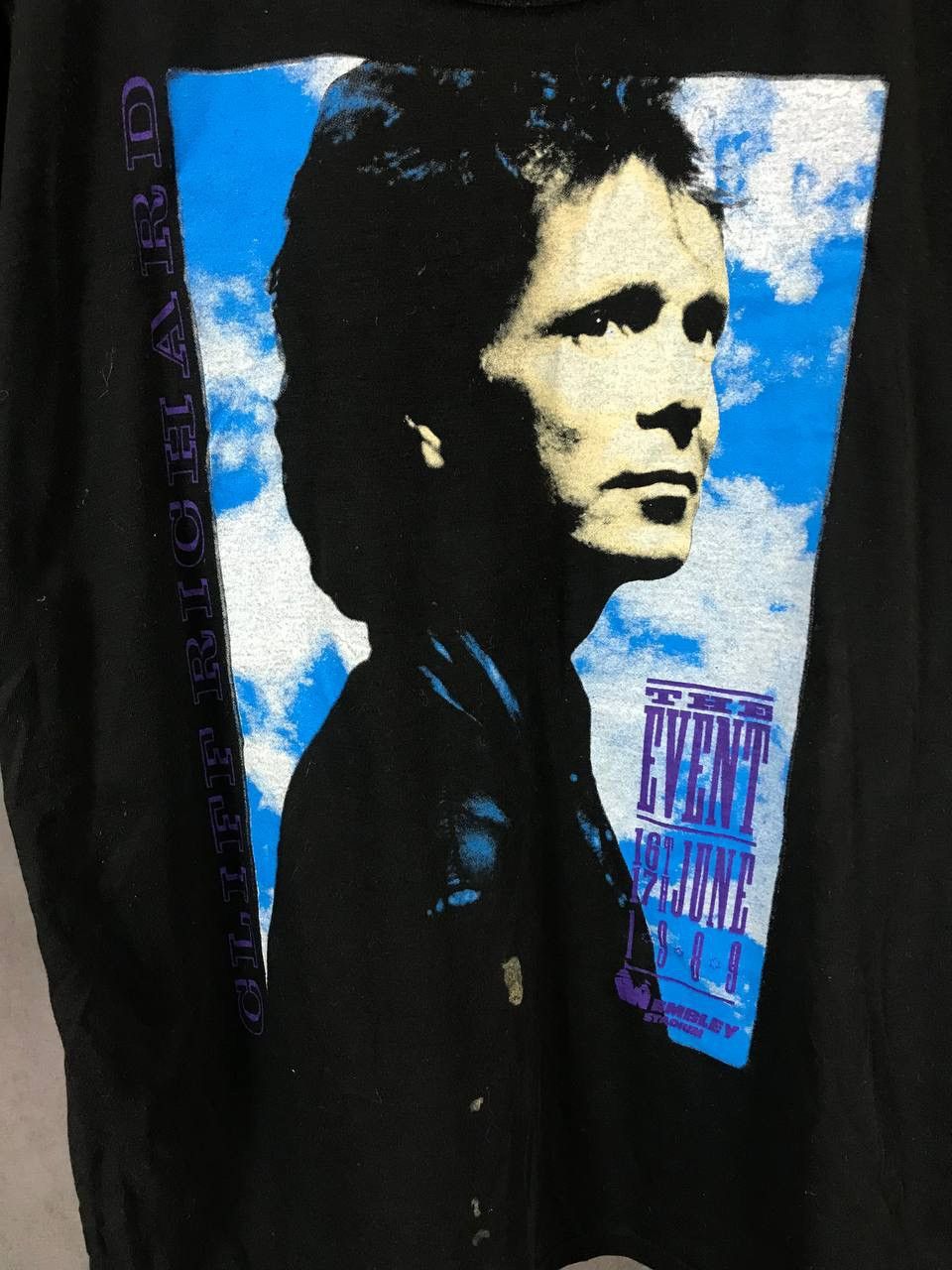 Band Tees Cliff Richard 1989 vintage rock band tour tee Size US L / EU 52-54 / 3 - 4 Thumbnail