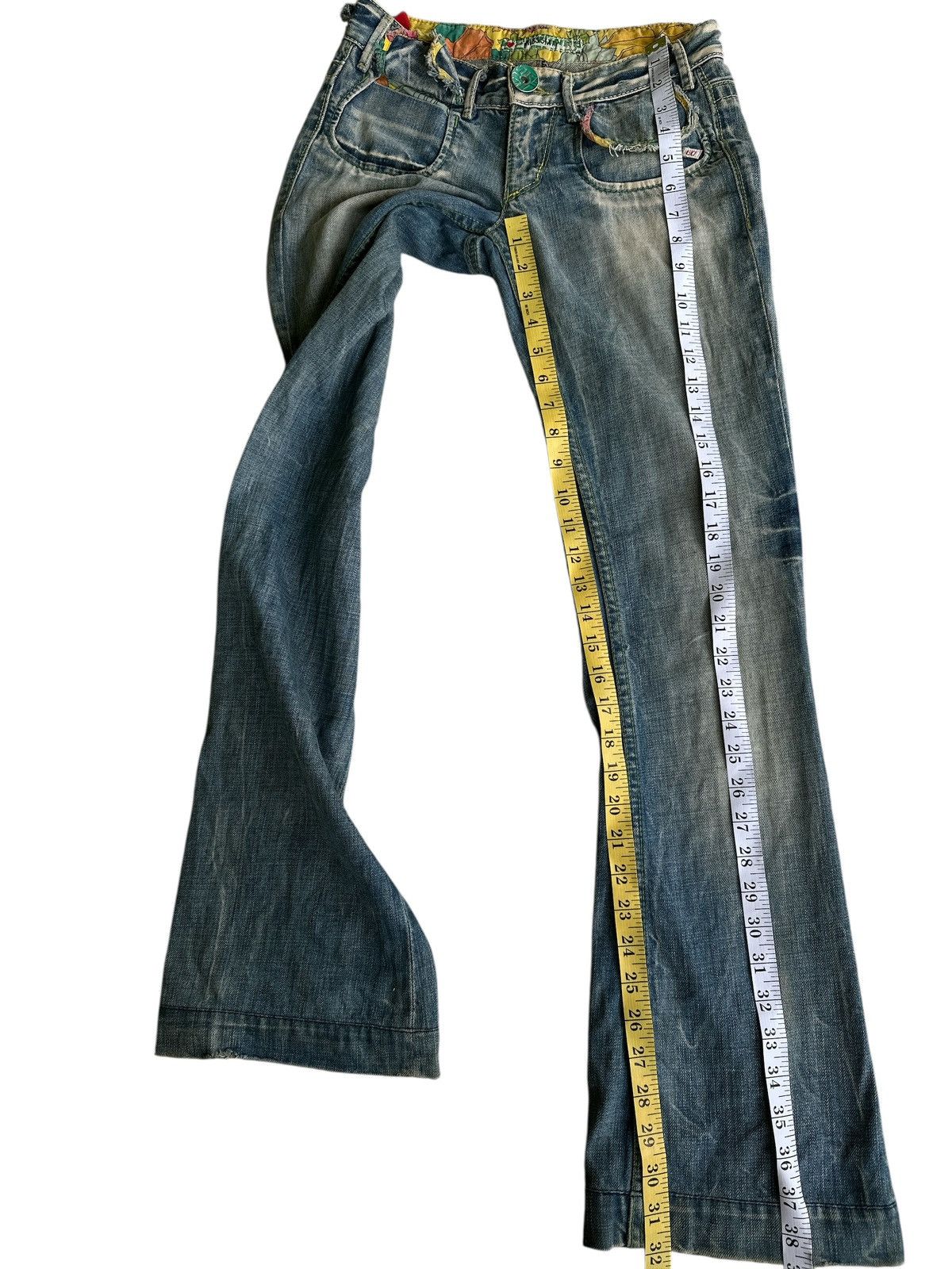 Kapital Flare Miss Sixty Butterfly Embroid . Size US 28 / EU 44 - 5 Thumbnail