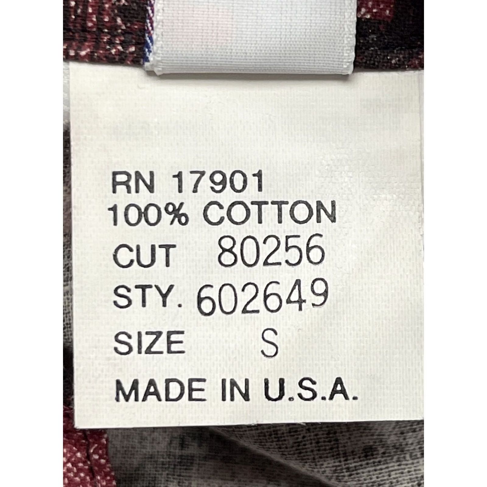 Vintage VINTAGE Rocky Mountain Button-Up Western Shirt S Red Cowboys 80s NOS Mens Size S Size US S / EU 44-46 / 1 - 4 Thumbnail