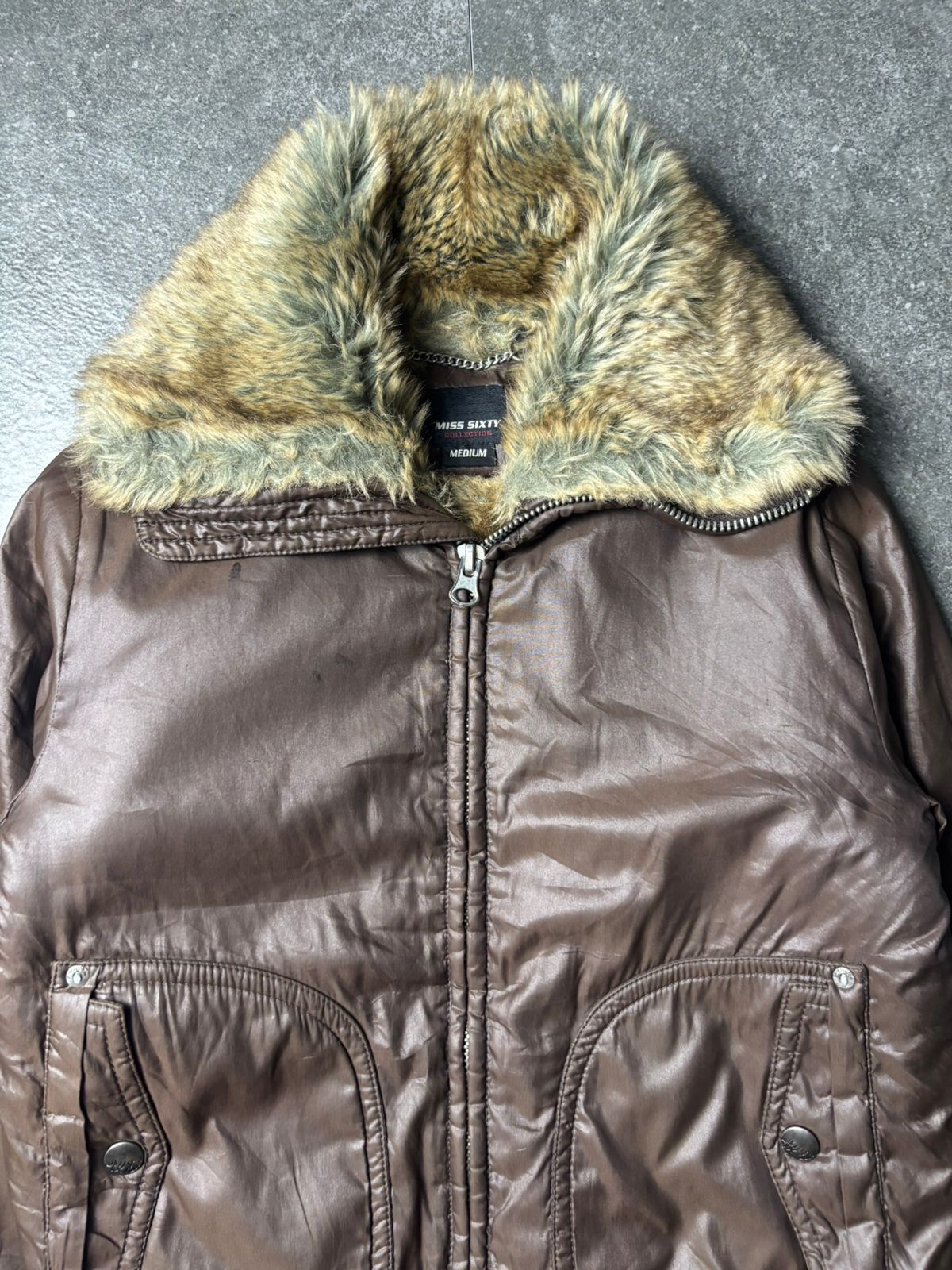 Miss Sixty 2000s Miss Sixty Fur Jacket Size M / US 6-8 / IT 42-44 - 2 Thumbnail