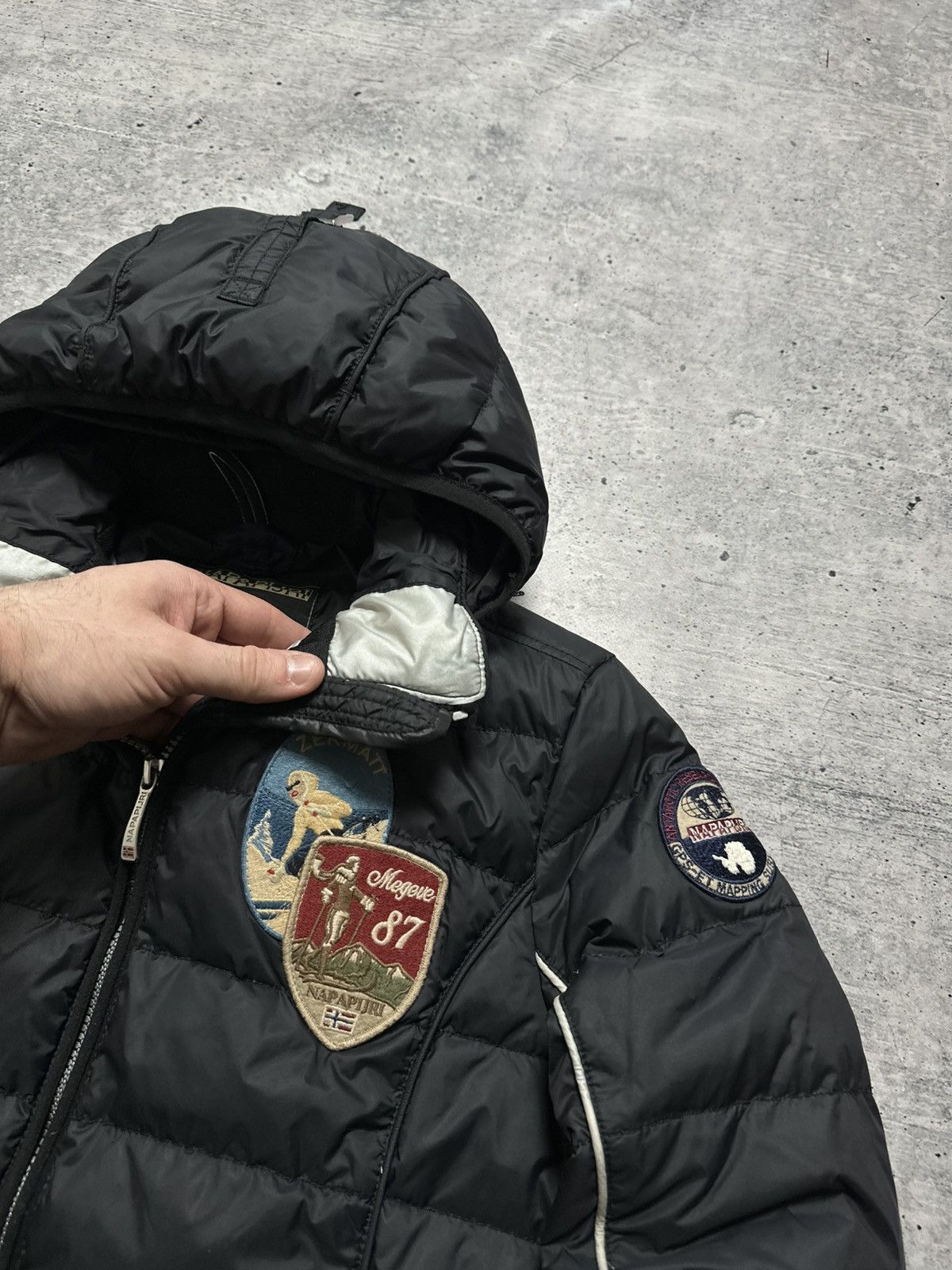 Napapijri Napapijri GPS Expedition Down Puffer Winter Y2K Jacket Size M / US 6-8 / IT 42-44 - 5 Thumbnail