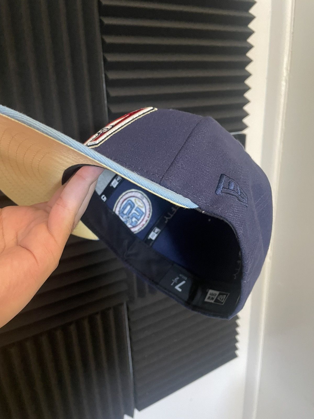 MyFitteds 7 3/8 Lemon Zest Anaheim Angels myfitteds 2tone fitted hat Size ONE SIZE - 7 Thumbnail