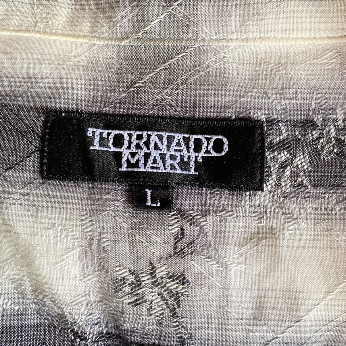 Tornado Mart TORNADO MART Black & White Ombre Plaid Shirt Size US L / EU 52-54 / 3 - 13 Thumbnail
