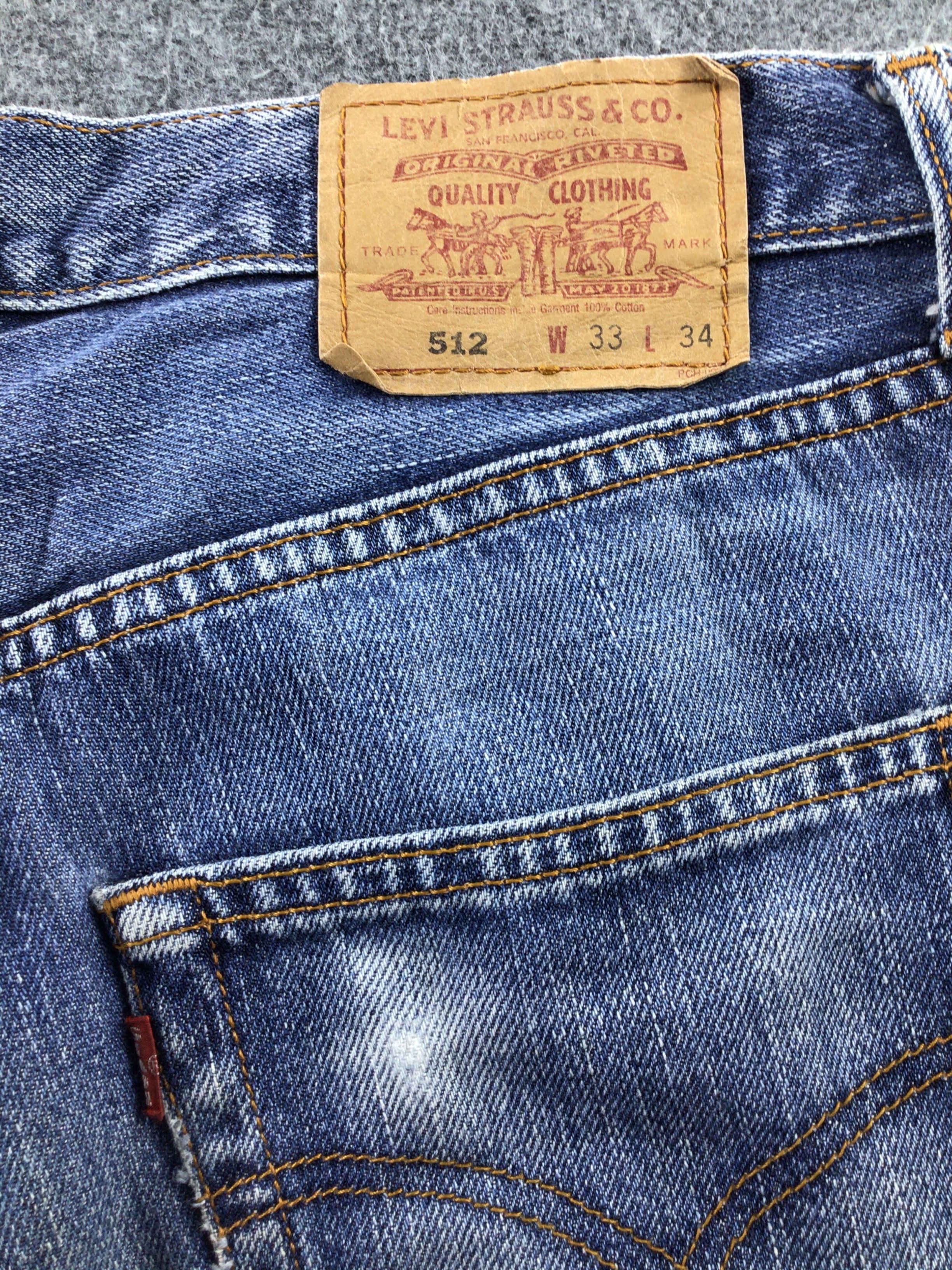 Levi's × Vintage Vintage Levis 512 Jeans-JM450 Size US 32 / EU 48 - 6 Thumbnail