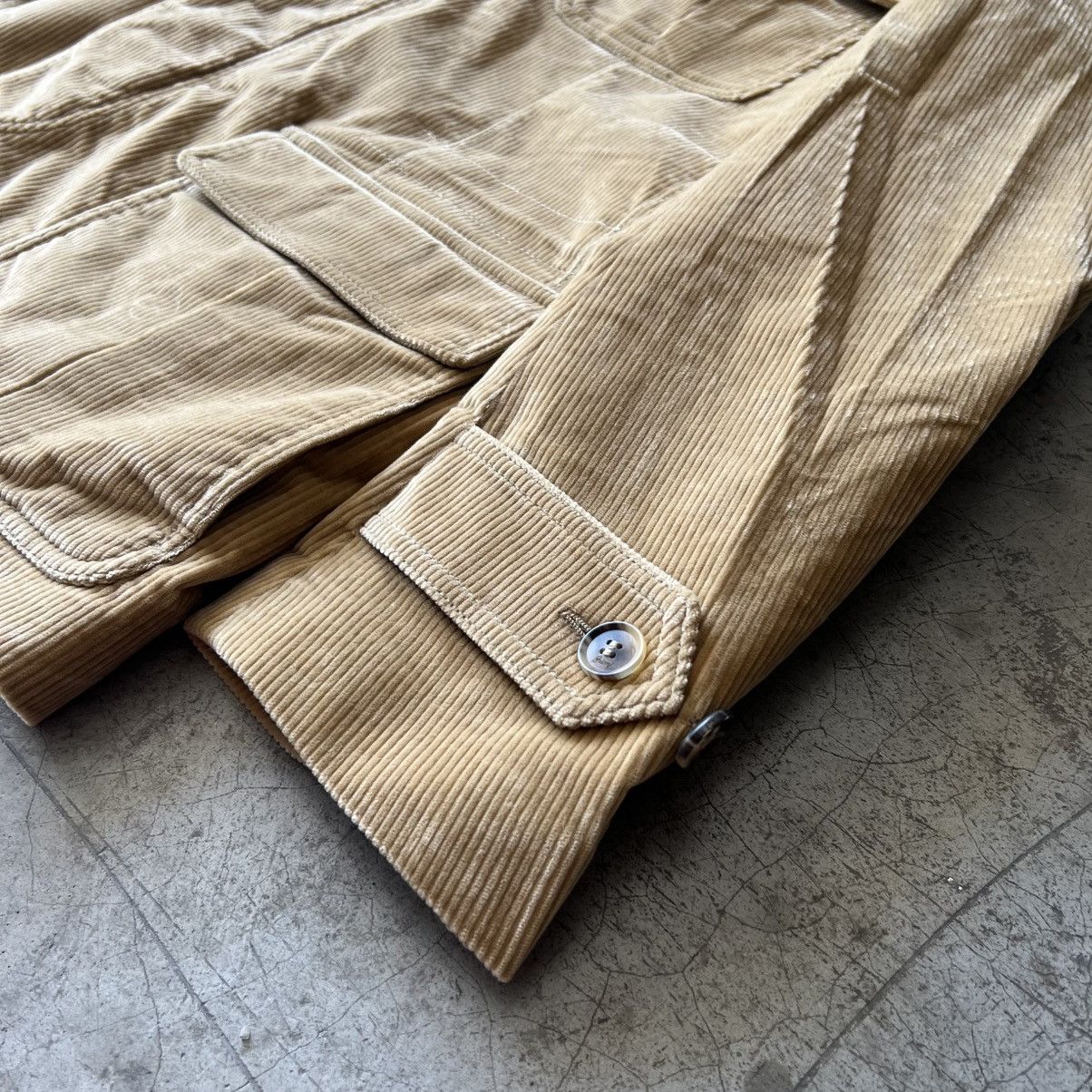 Brioni Brioni - Corduroy Sahariana Jacket Size US XXL / EU 58 / 5 - 6 Thumbnail