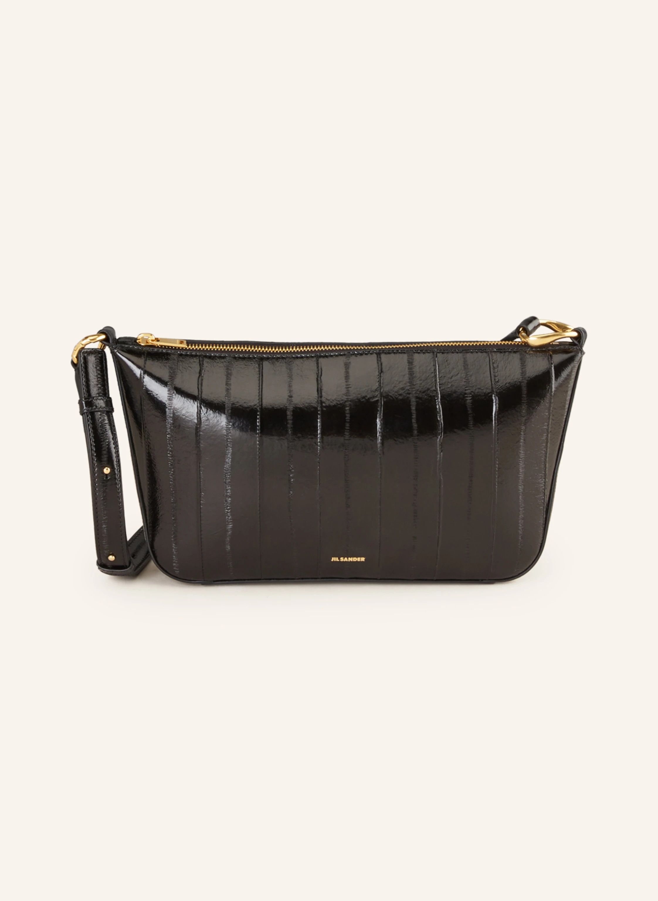 Jil Sander o1loc1c1124 Size: OS/Fold Design Shoulder Bag in Black Size ONE SIZE - 1 Thumbnail
