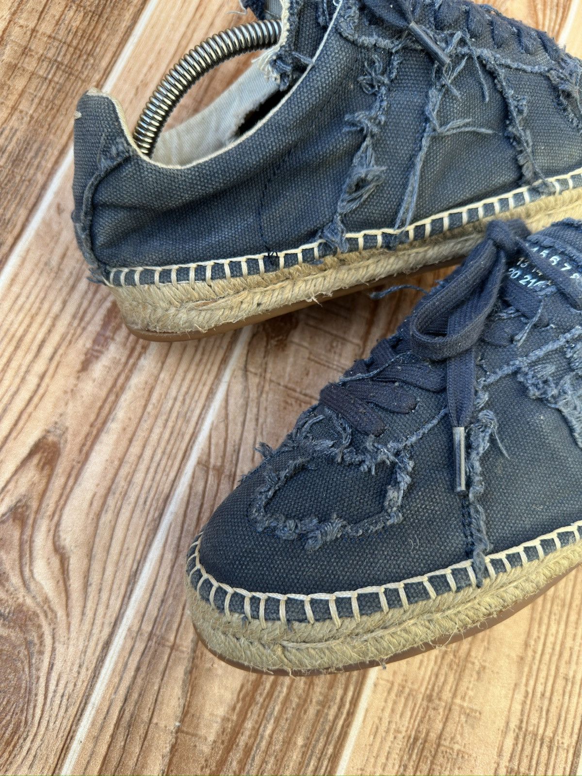 Maison Margiela Maison Margiela Women’s Espadrille Gats Blue Sneakers Size US 9 / IT 39 - 11 Thumbnail