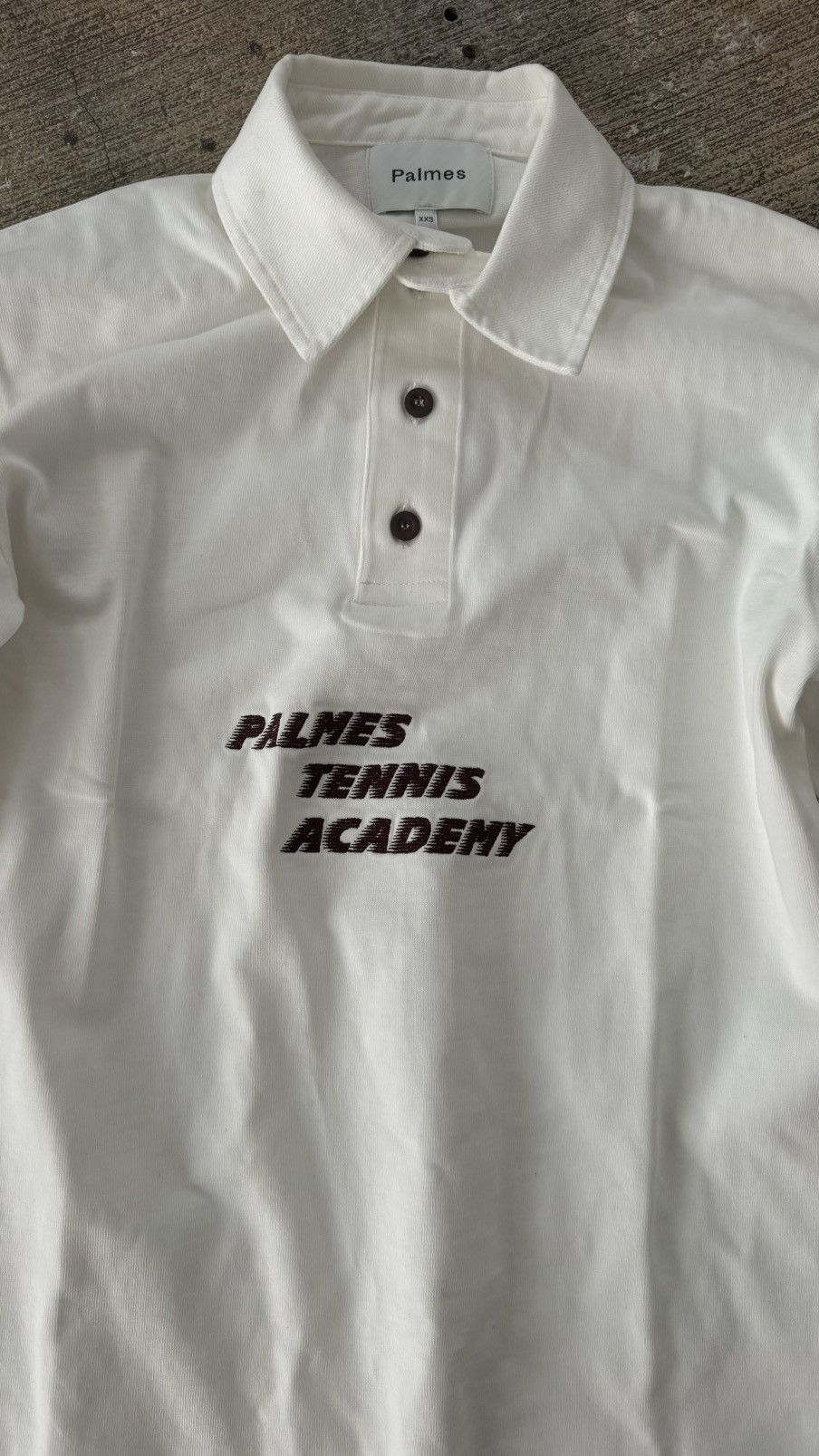 Palmes Palmes Off-White 'Academy' Rugby Polo Size XXS / US 00 / IT 34 - 3 Thumbnail