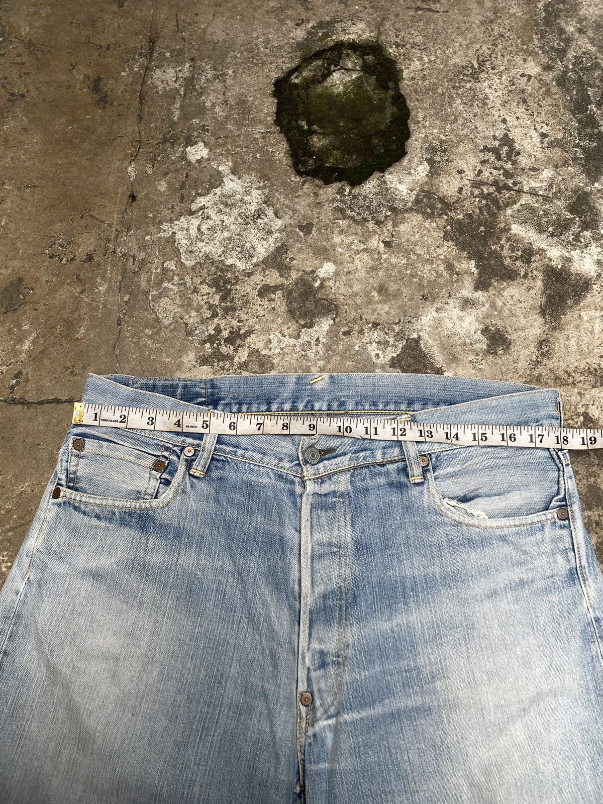 Evisu Evisu Faded Blue Straight Denim Pants Size US 36 / EU 52 - 8 Thumbnail