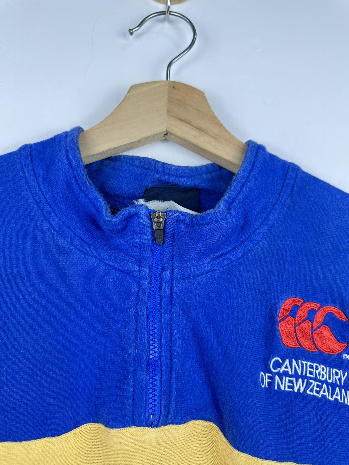 Canterbury of New Zealand × Vintage Vintage 90s Canterbury Of New Zealand Rugby Tee Size US L / EU 52-54 / 3 - 6 Thumbnail