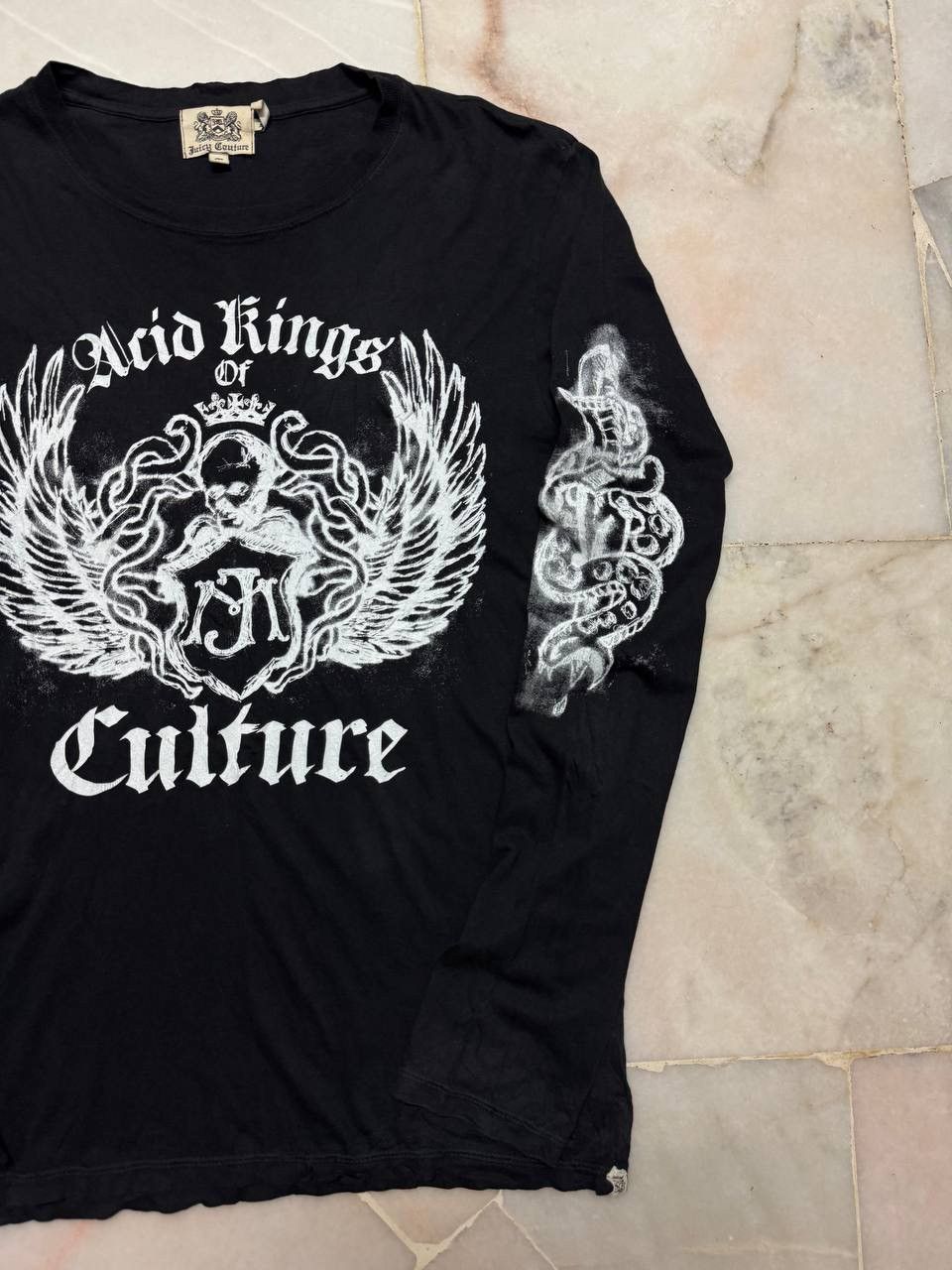 If Six Was Nine 💥Insane💥Acid Rings Cuoture Poem Gothic T-shirt Peru Made Size US M / EU 48-50 / 2 - 4 Thumbnail