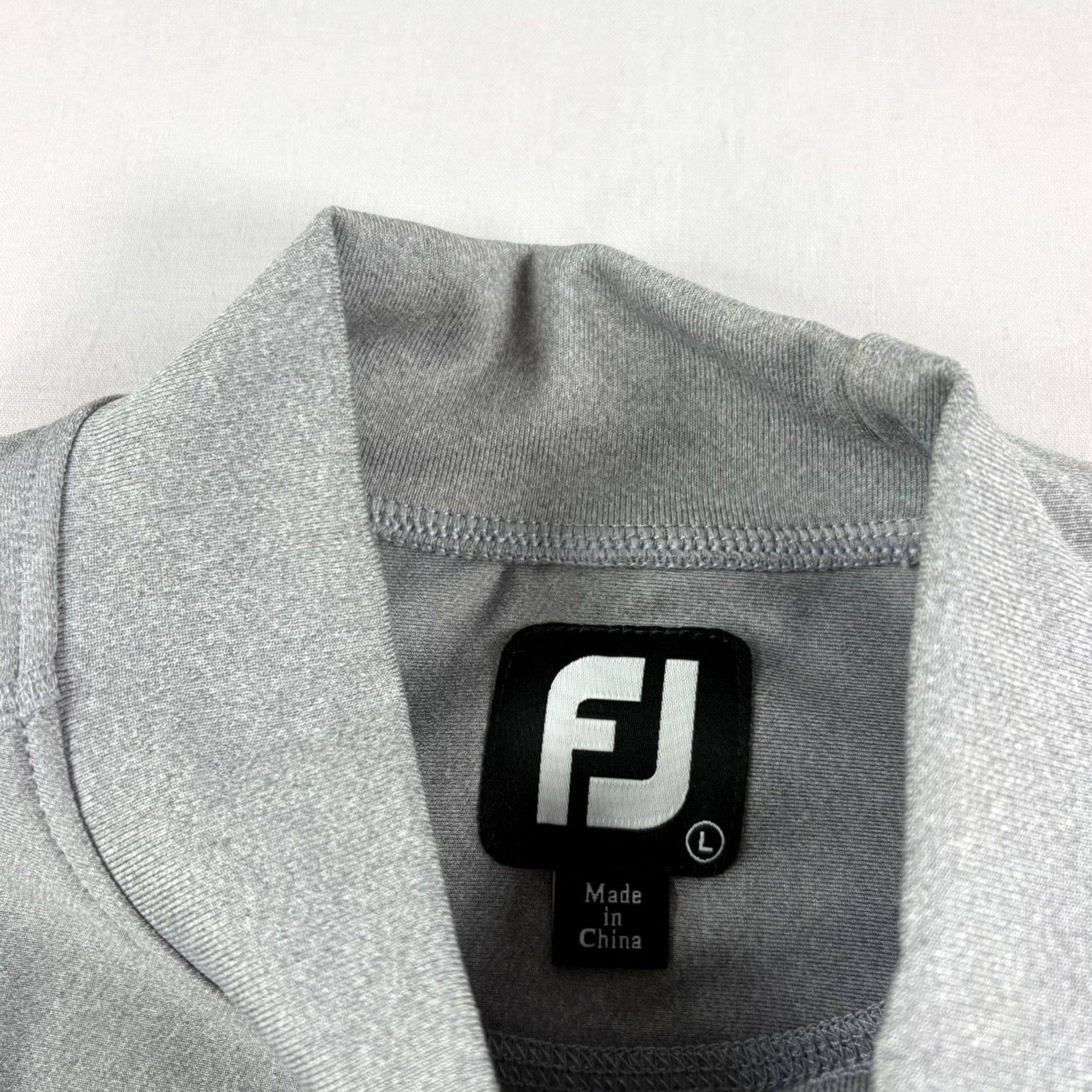 Footjoy FootJoy Golf Shirt Mens L Gray Base Layer Mock Neck Atlanta Athletic Club Size US L / EU 52-54 / 3 - 3 Thumbnail
