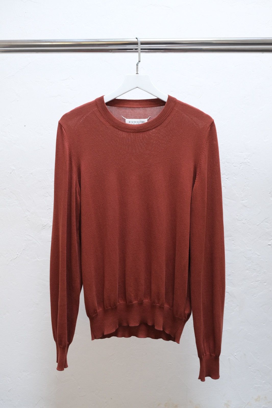 Maison Margiela Maison Margiela 14 SS16 Elbow Patch Cotton Knit Sweater Size US M / EU 48-50 / 2 - 2 Thumbnail