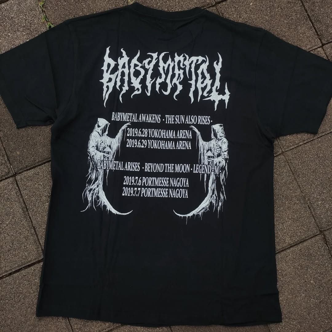 Band Tees BABYMETAL Legend M MOAMETAL 2019 Brand New Tee Size US XL / EU 56 / 4 - 3 Thumbnail