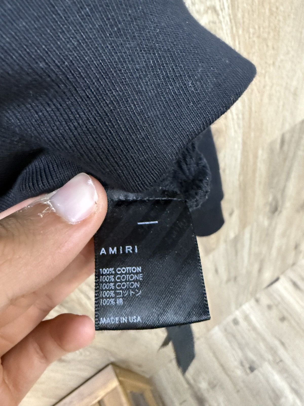 Amiri Amiri Black Logo Hoodie Size US M / EU 48-50 / 2 - 4 Thumbnail