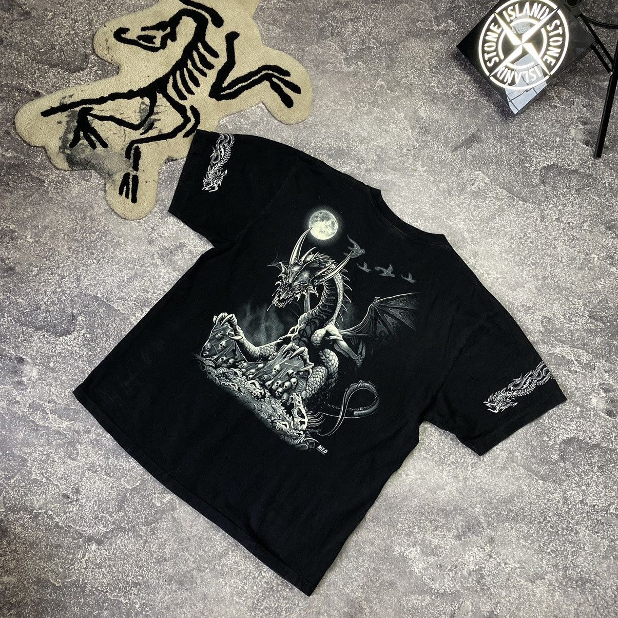 Band Tees Vintage Wild Big Graphic Dragon logo made in USA 90’s tee Size US XL / EU 56 / 4 - 4 Thumbnail