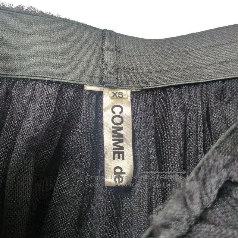 Comme des Garcons Comme Des Garcons size XS Black vintage chiffon half skirt Size 23" - 8 Thumbnail