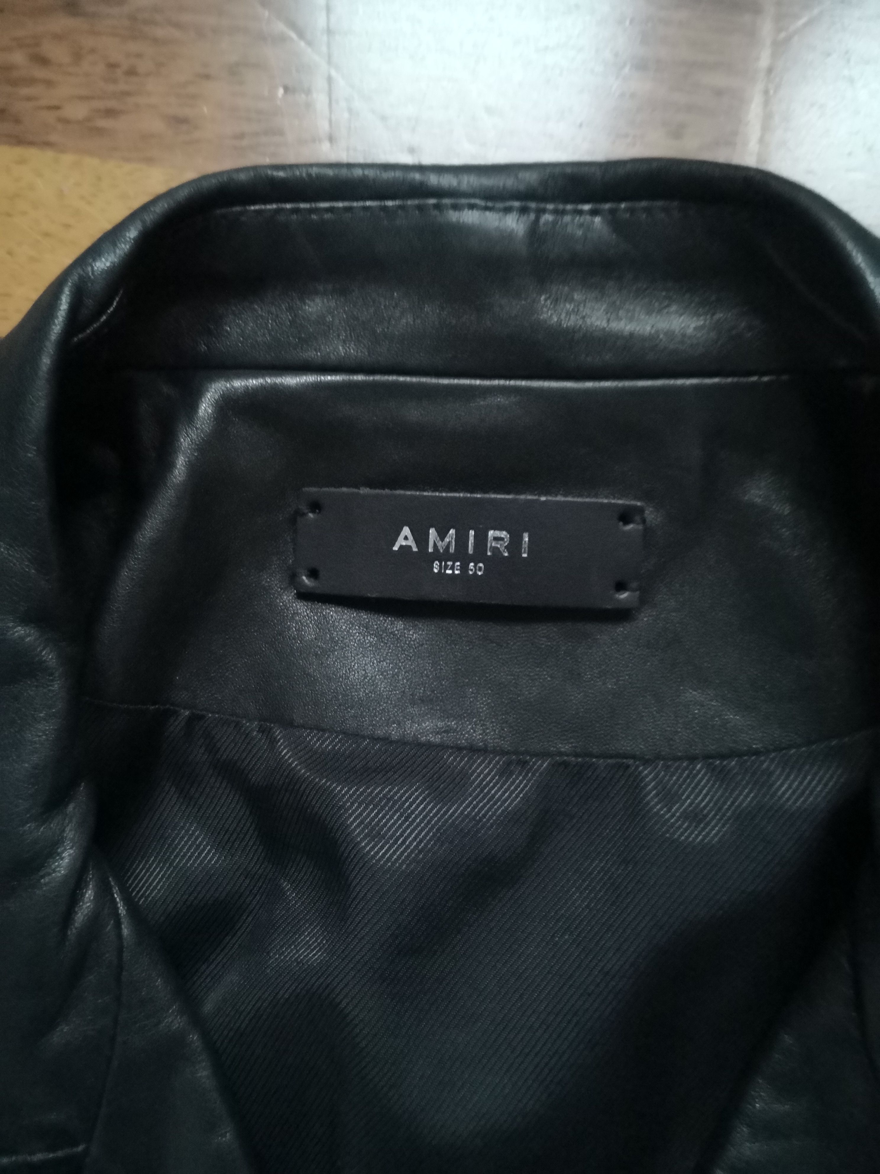 Amiri rare Amiri Leather Jacket Size US M / EU 48-50 / 2 - 4 Thumbnail