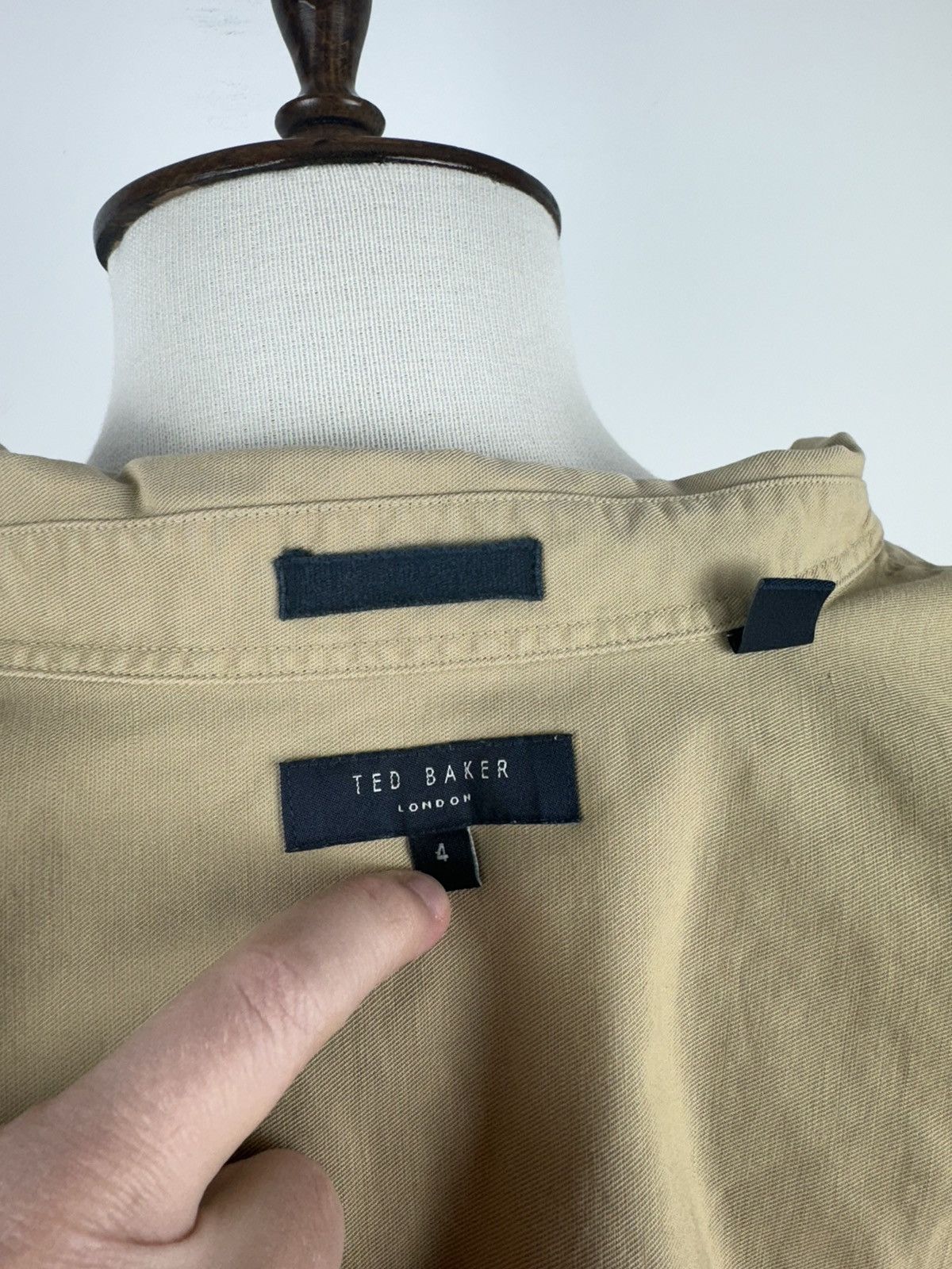 Ted Baker Men’s Ted Baker Military Jacket Coat size 4 Size US L / EU 52-54 / 3 - 7 Thumbnail