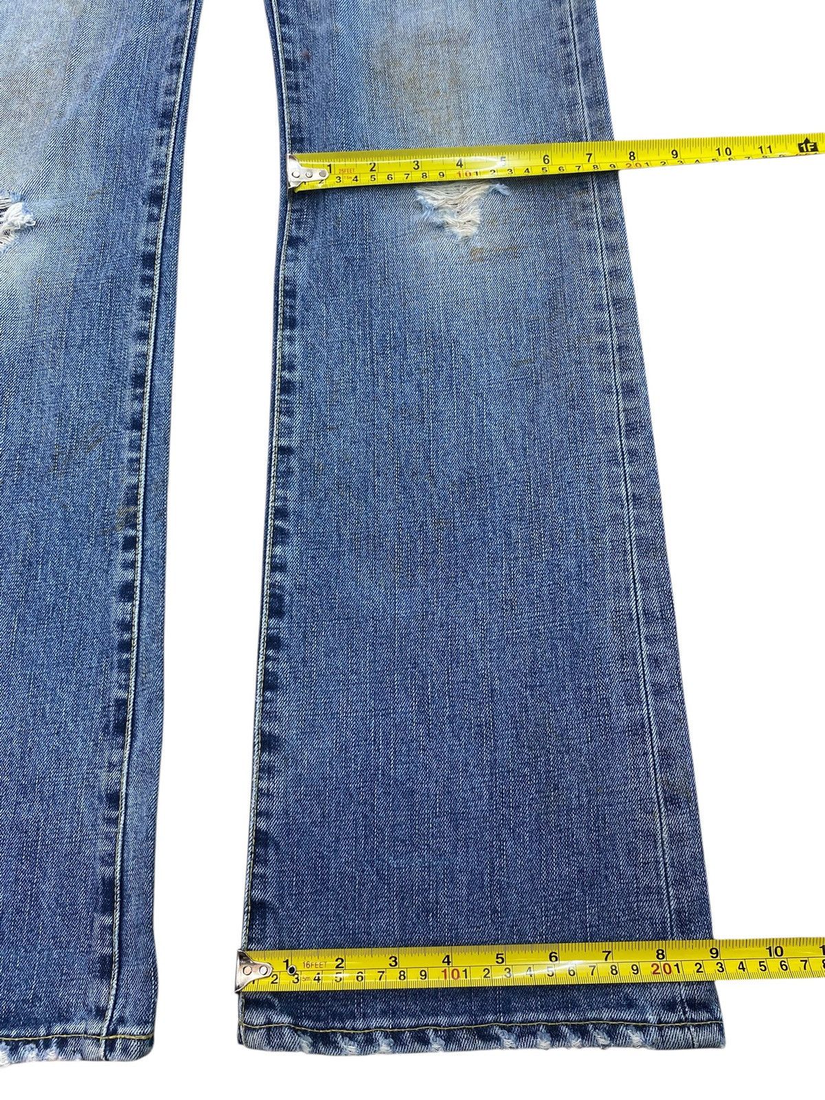 Uniqlo Vintage Uniqlo Rusty Wash Stye Flare Jeans Size US 30 / EU 46 - 8 Thumbnail