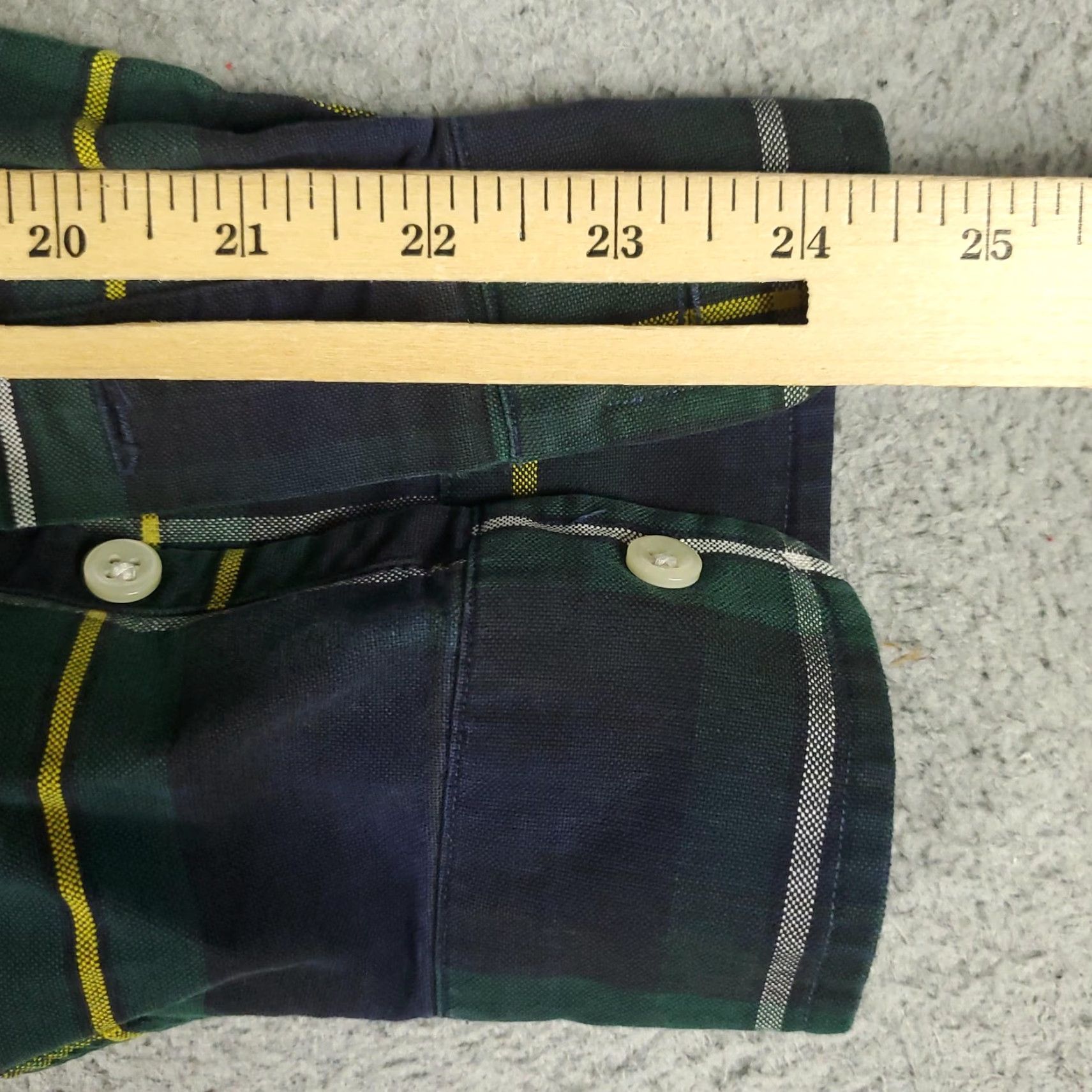 Ralph Lauren Ralph Lauren Button-Up Shirt Mens 2XL Big & Tall Long Sleeve Blue Green Plaid Classic Preppy Size US XXL / EU 58 / 5 - 7 Thumbnail