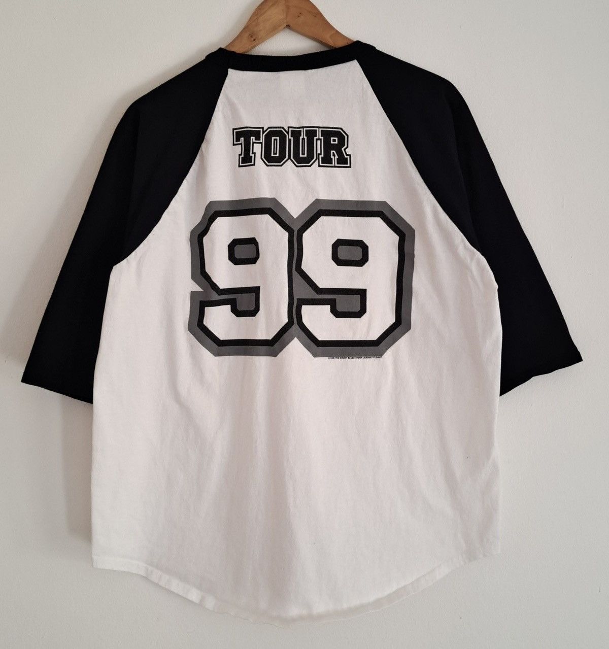 Band Tees THE MOODY BLUES x GIANT x Tour Raglan 1999 Size US XL / EU 56 / 4 - 2 Thumbnail