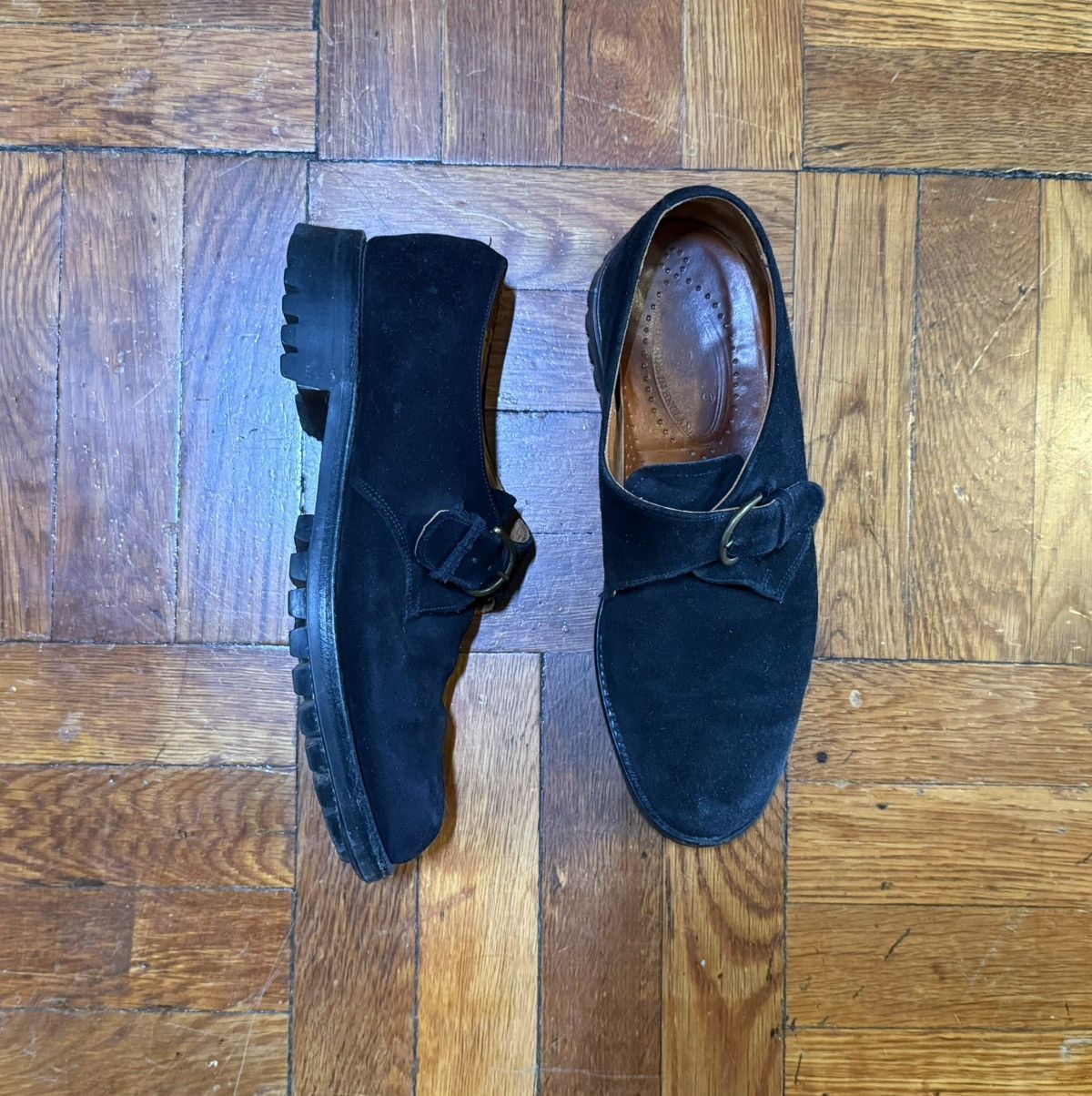 Vintage Vintage Single Strap Derby Shoes Size US 8.5 / EU 41-42 - 1 Thumbnail