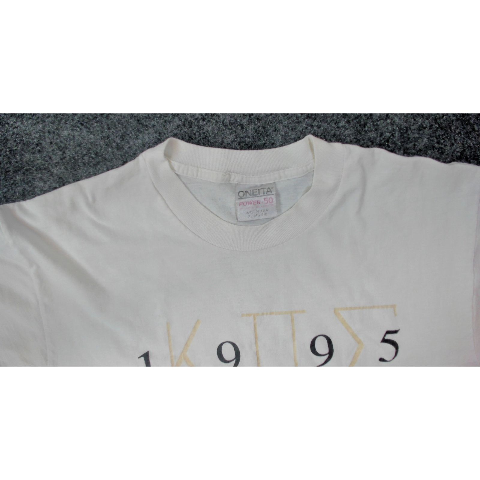 Vintage Vintage 1995 USMMA "KPS" Crest Tee - Oneita Power 50 Tag Size US XL / EU 56 / 4 - 5 Thumbnail