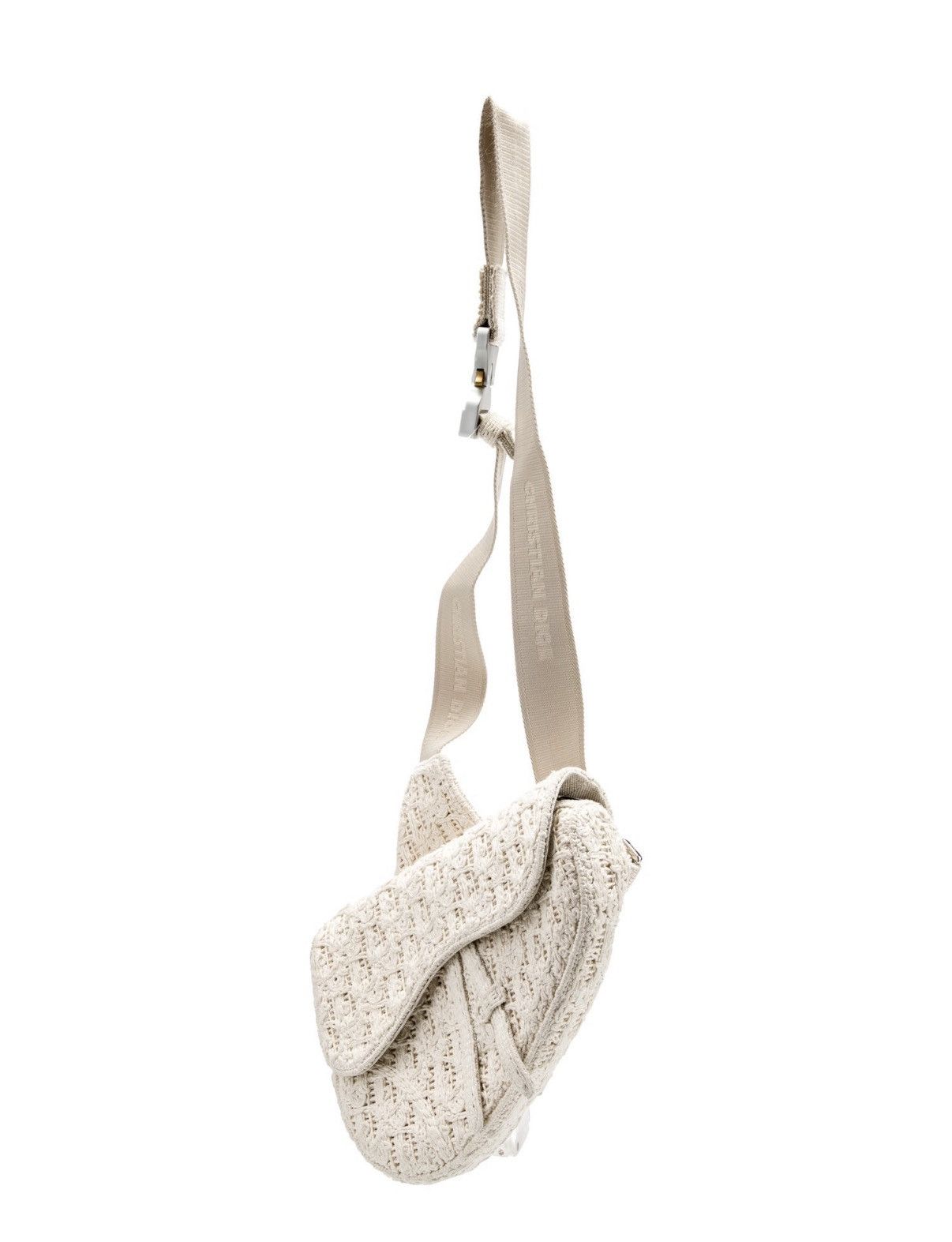 Dior × Travis Scott Crochet Saddle Crossbody Bag - Retail $6,200 Size ONE SIZE - 2 Thumbnail