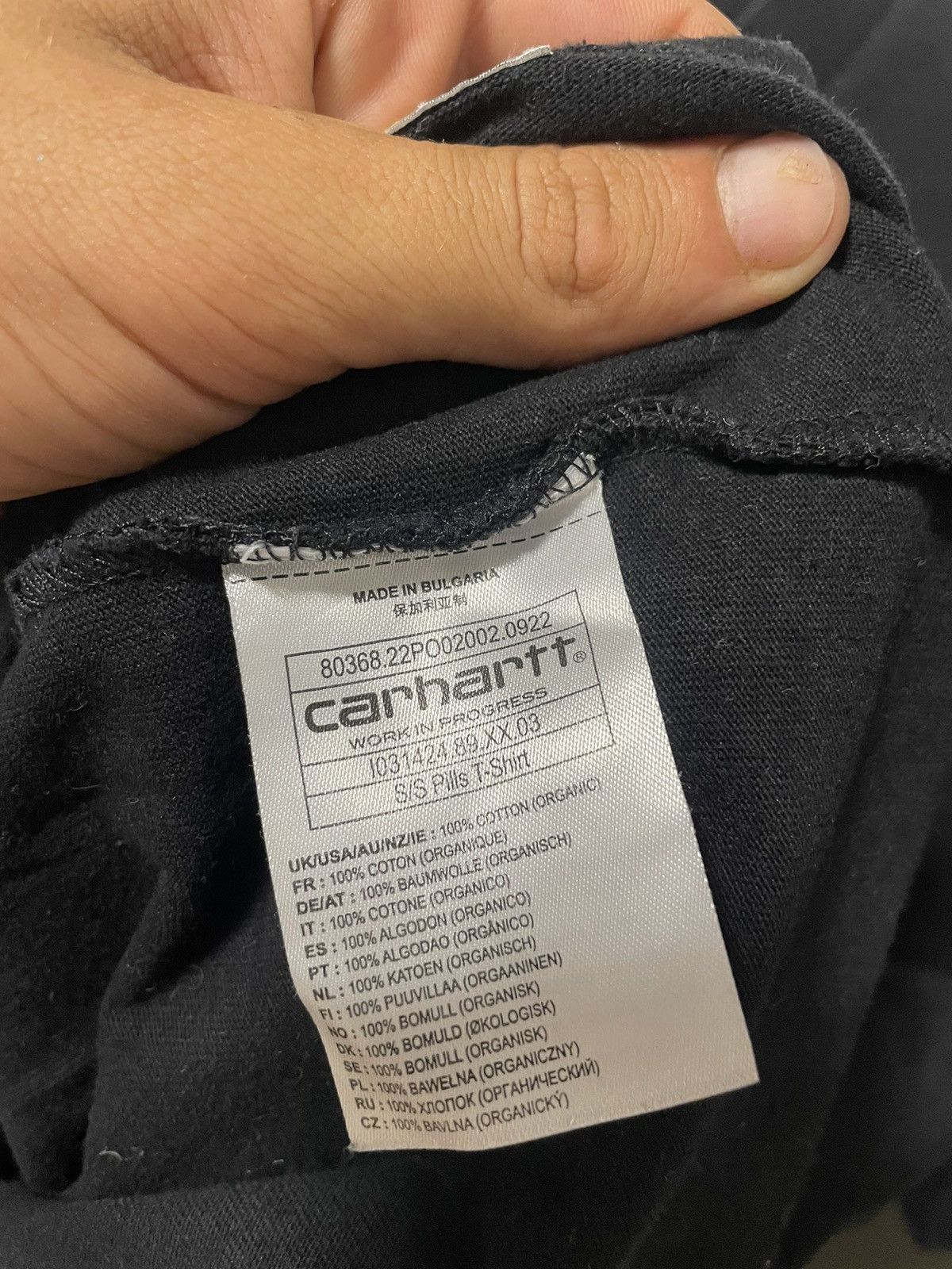 Carhartt Wip Carhartt WIP Pills Graphic Tee Black Streetwear T Shirt Size US M / EU 48-50 / 2 - 9 Thumbnail