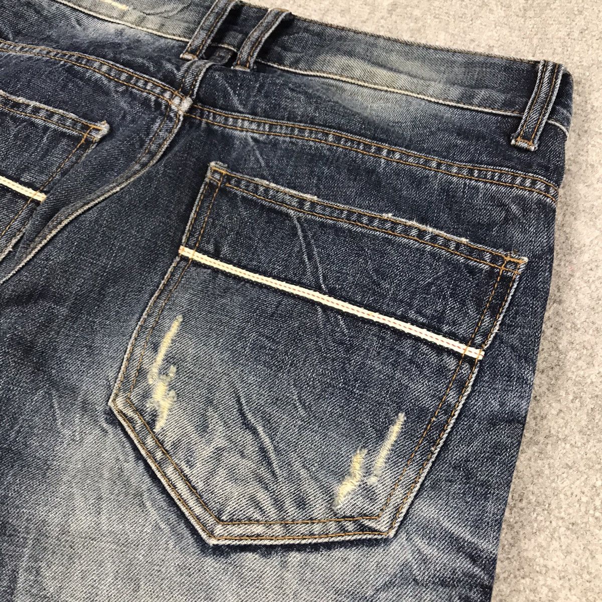 If Six Was Nine × Japanese Brand JAPAN STYLE IMPROVES BLUE DENIM PANTS Size US 32 / EU 48 - 14 Thumbnail
