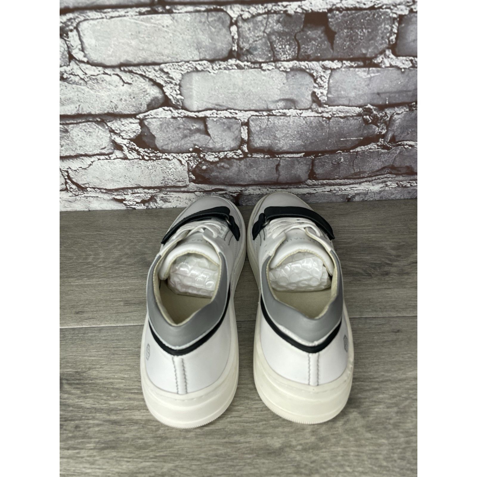 Other Gamma 4 True Alma Mater White Leather Strap Lace Up Shoes Me Size US 7 / EU 40 - 6 Thumbnail