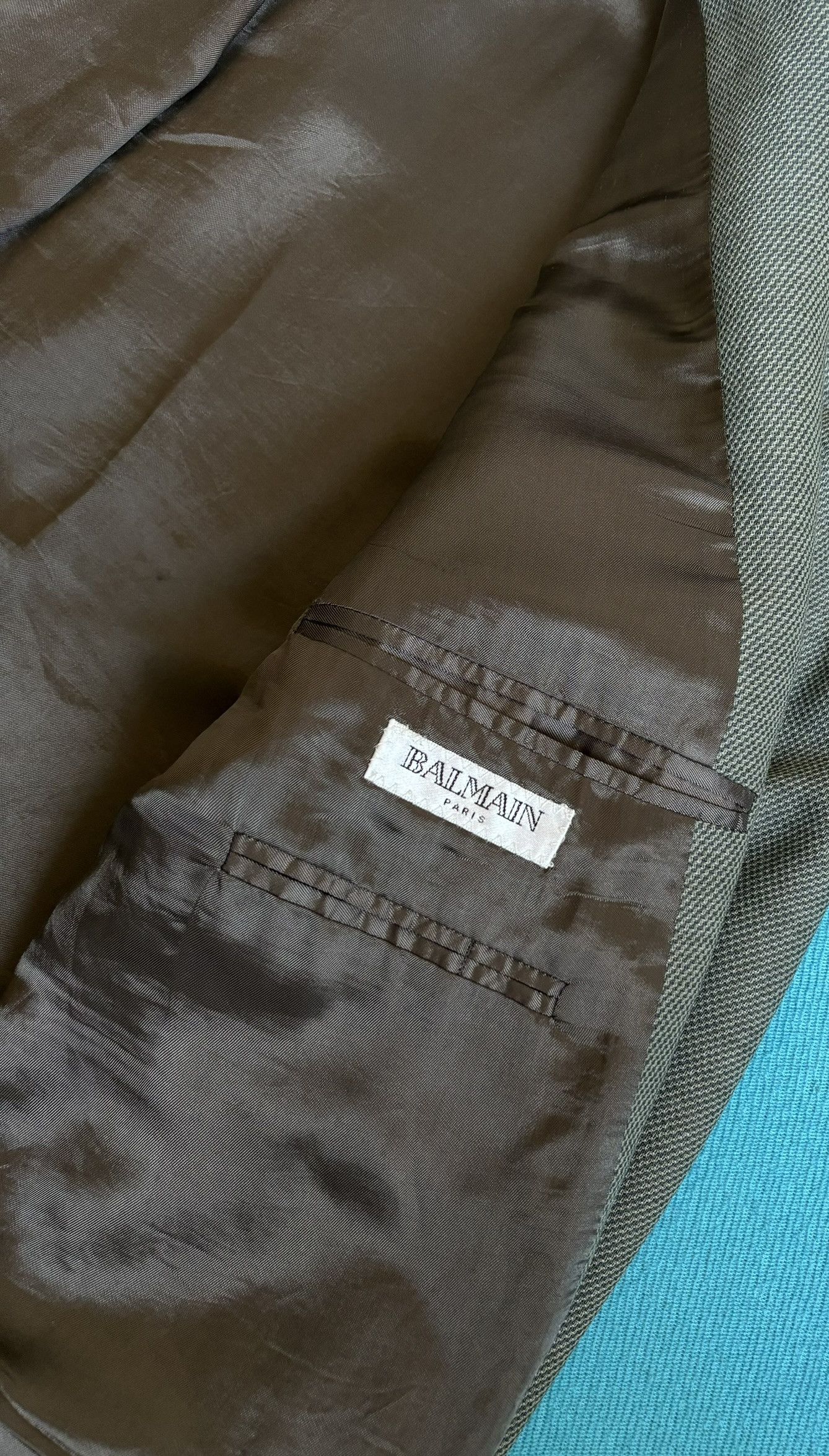 Balmain Balmain Paris gray Blazer wool size. 42R Size 42R - 10 Thumbnail