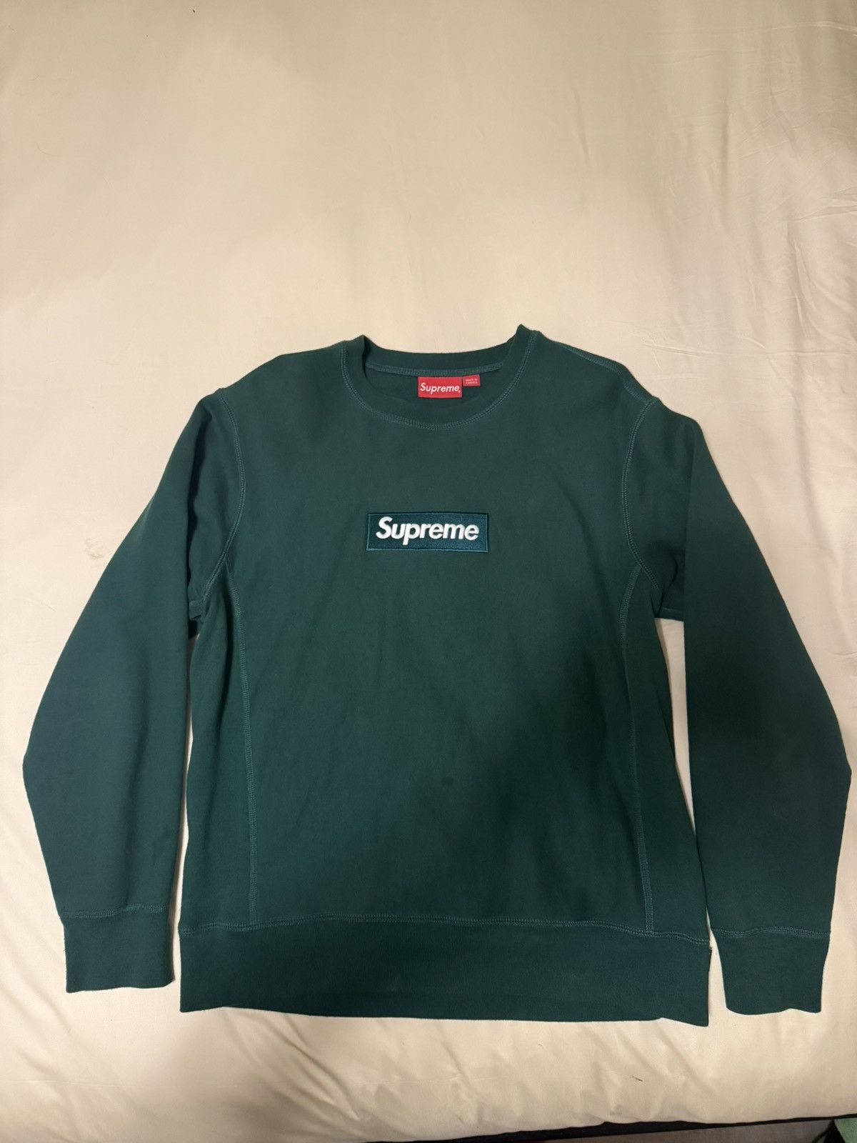 トップス Supreme Small Box Logo Crewneck Olive Supreme Small Box Crewneck (FW23) - $138