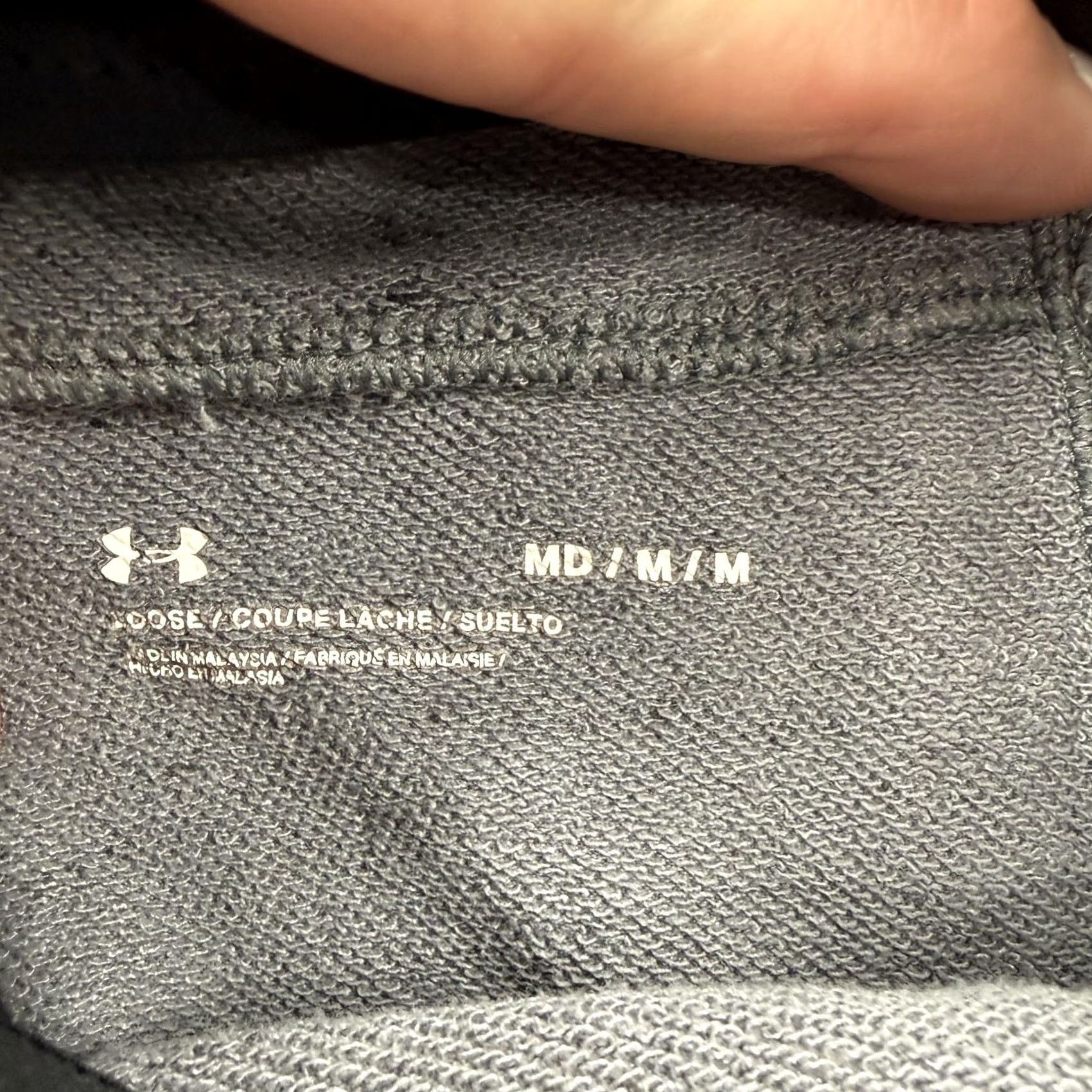 Under Armour Under Armour Shorts Mens Medium Gray Fleece Sweat Project Rock 9 Inseam Athletic Size US 31 - 3 Thumbnail