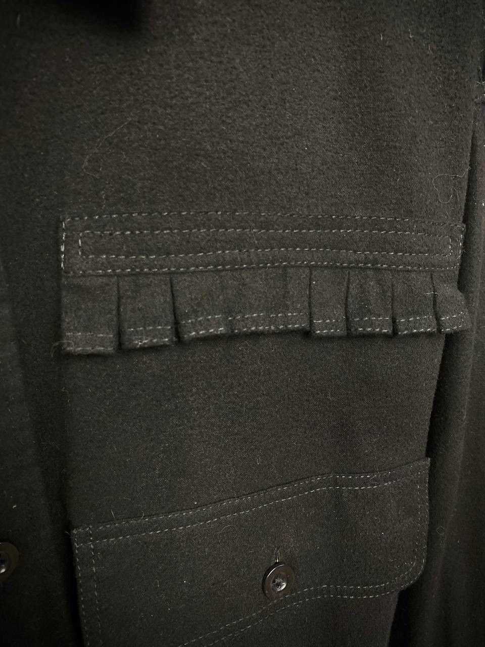 Ann Demeulemeester Long belted thick army shirt M-L Size US L / EU 52-54 / 3 - 5 Thumbnail