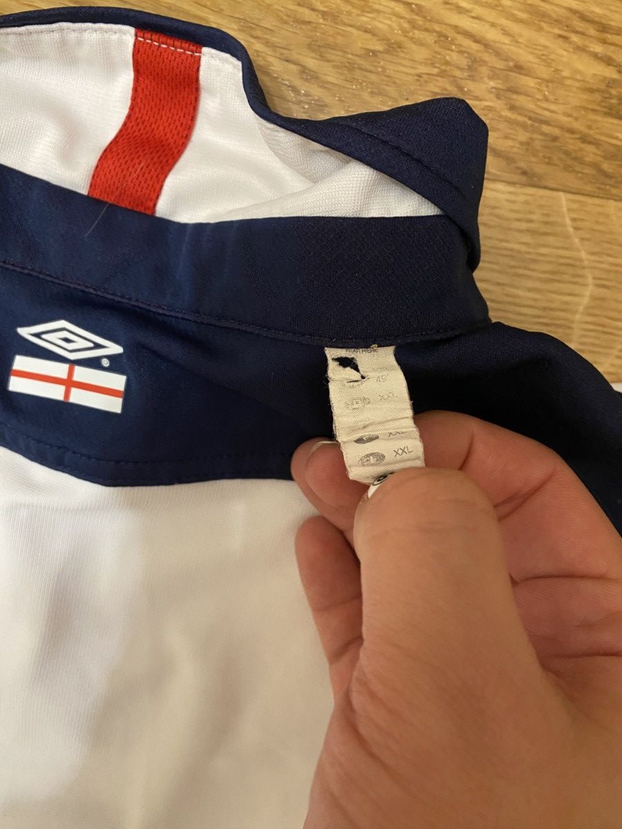 Umbro England Football Home Jersey Shirt 2003/05 Umbro Reversible Size US XXL / EU 58 / 5 - 8 Thumbnail