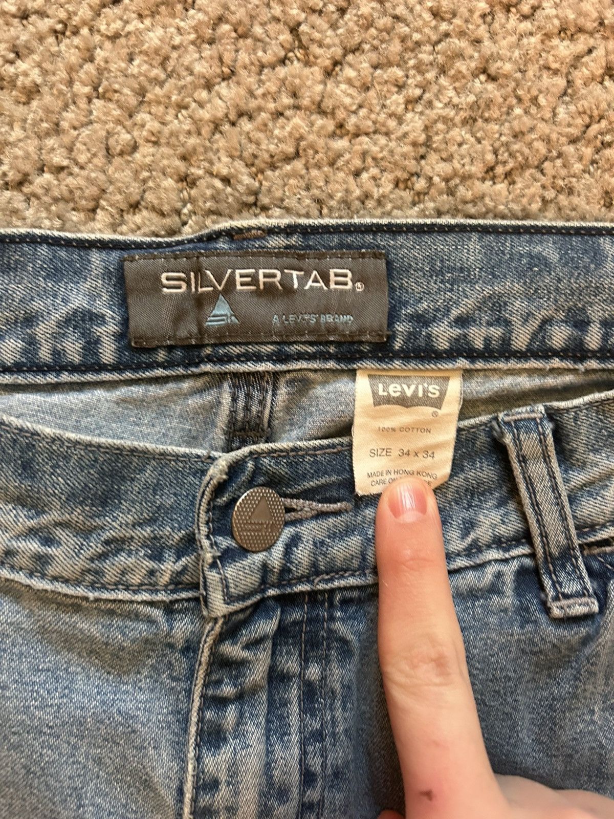 Levi's Silvertab Jeans Size US 33 - 2 Thumbnail