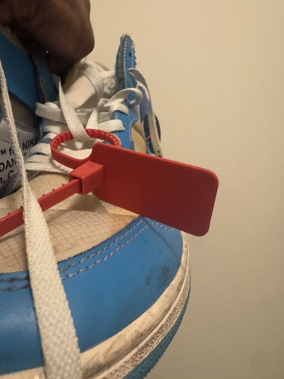 Nike Off white 1 Jordan UNC Size US 11 / EU 44 - 4 Thumbnail