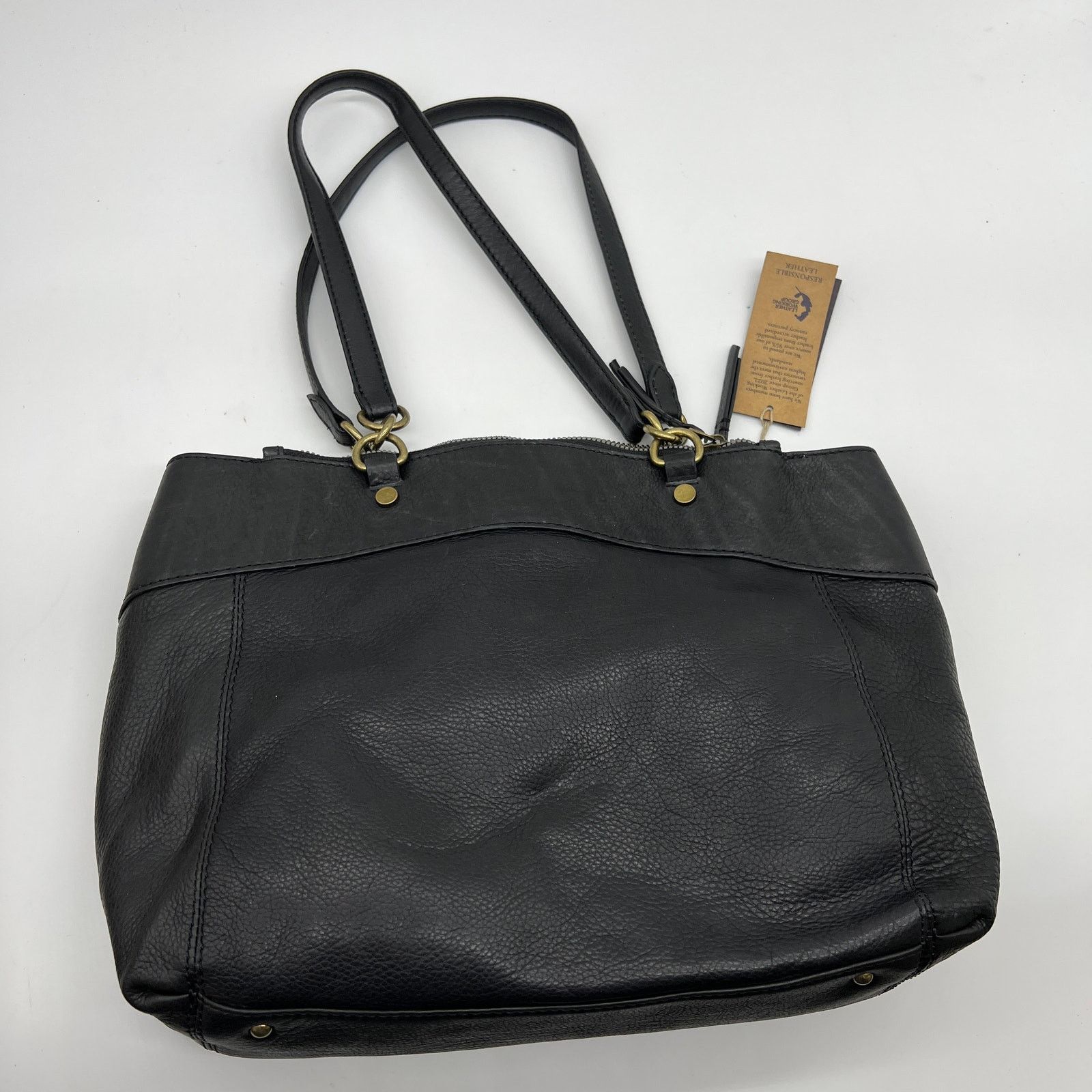Other American Leather Co. Taylor Triple Entry Satchel Black Size ONE SIZE - 2 Thumbnail