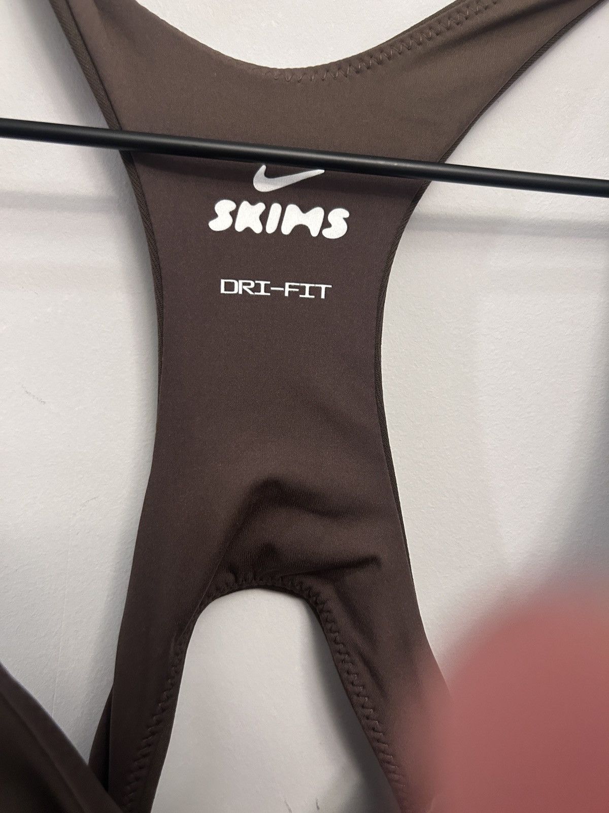 SKIMS Nike x SKIMS Women's Matte Racer Long Onesie Dark Sepia M Size 30" / US 8 / IT 44 - 11 Thumbnail