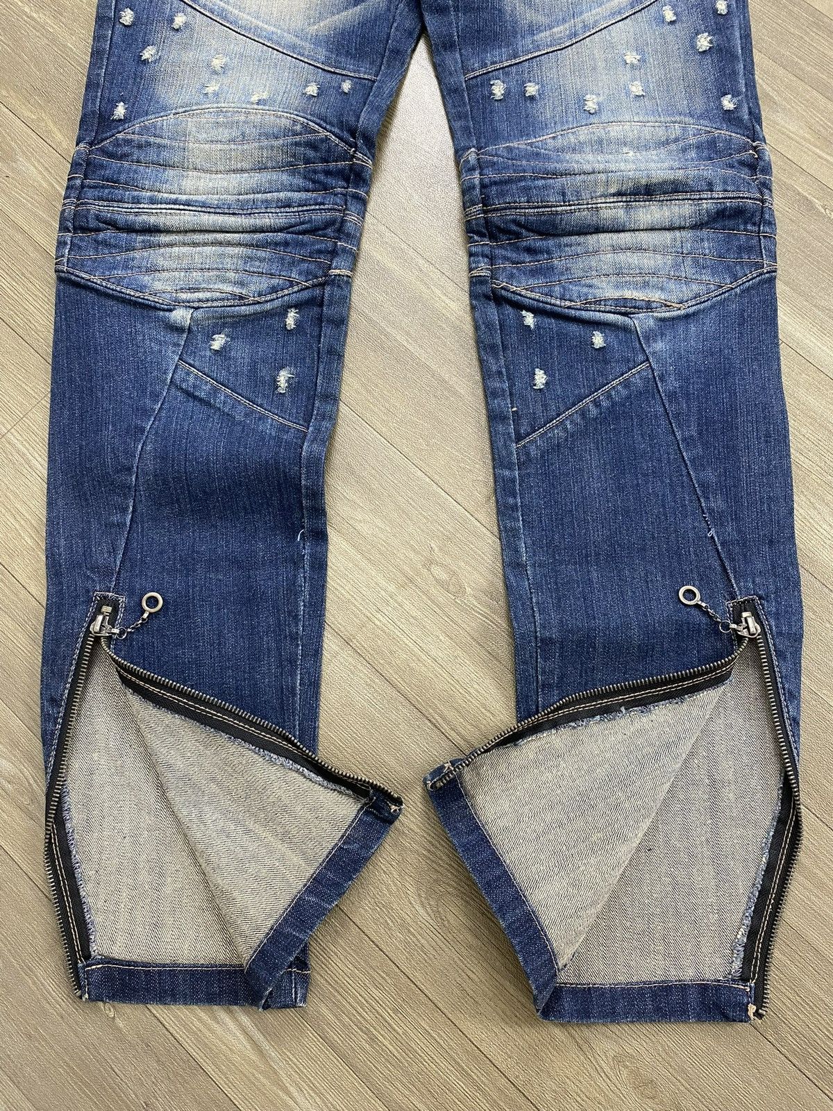 PPFM Vintage PPFM Japan Distressed Punk Lgb Style Bikers Jeans Size US 34 / EU 50 - 5 Thumbnail