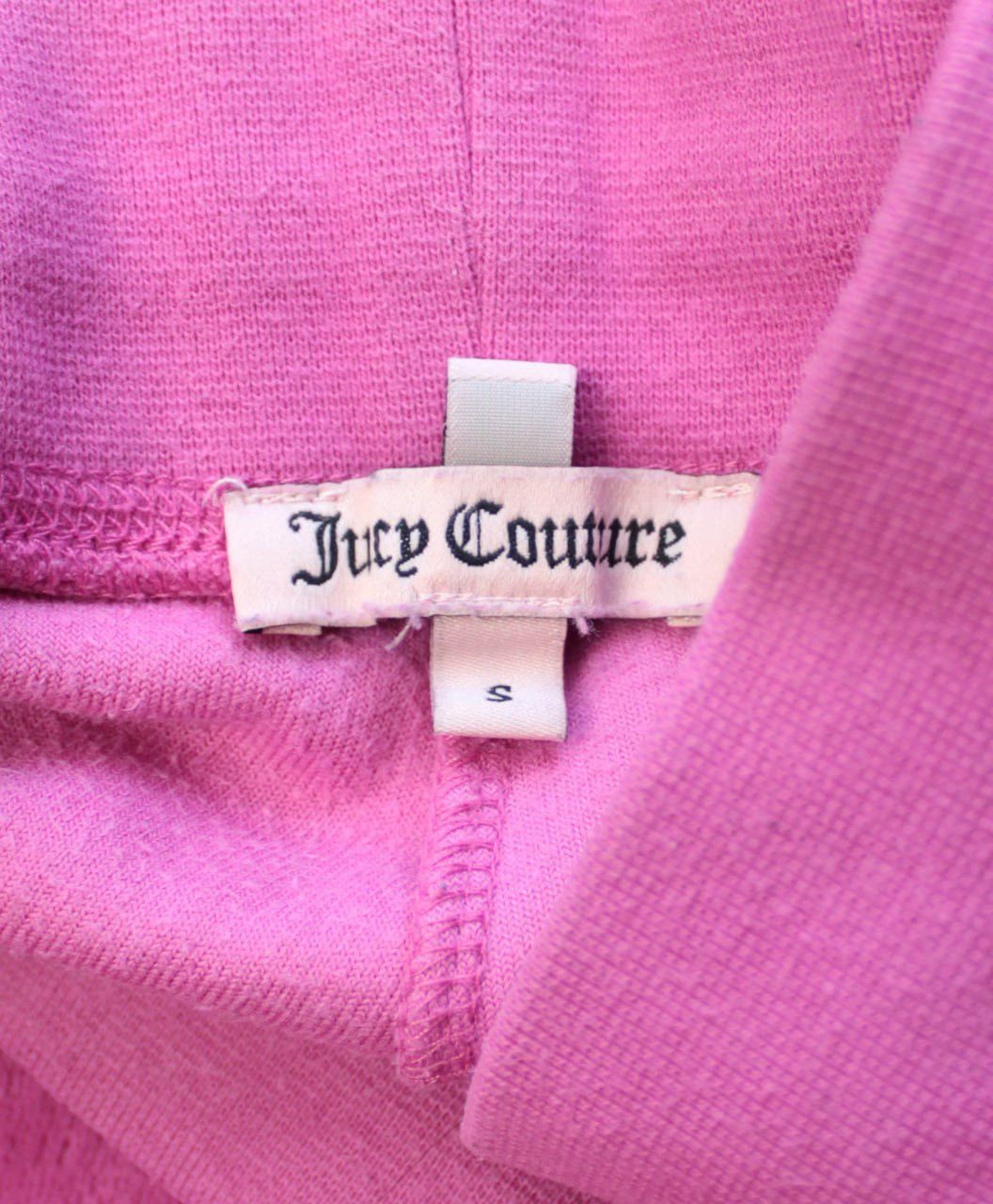 Juicy Couture 🔥 Juicy Couture Vintage Velour Wide Tracksuit Pants Y2K Logo Size 28" / US 6 / IT 42 - 4 Thumbnail