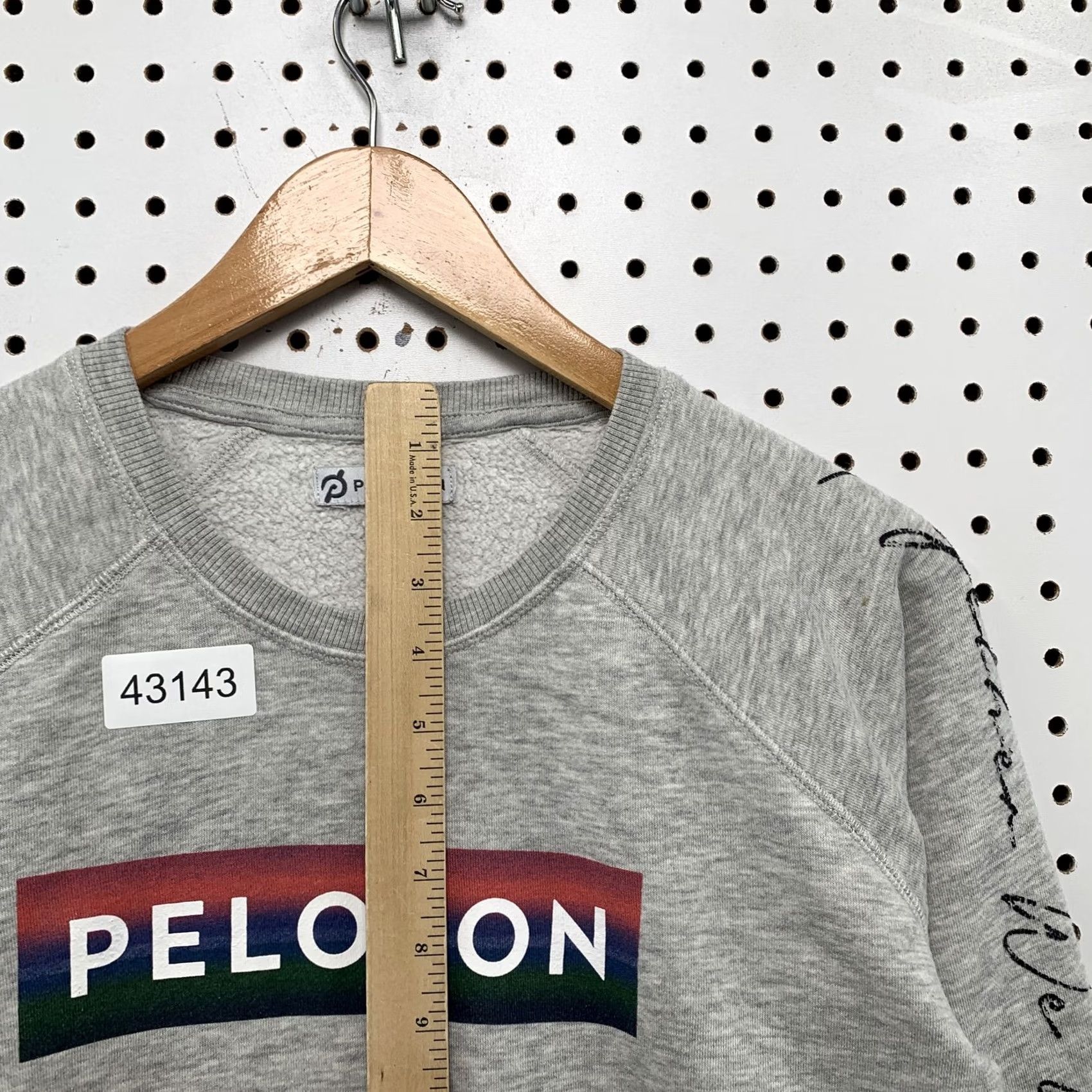 Vintage Peloton Crewneck Sweatshirt Mens Medium Fleece Gray Long Sleeve Pullover Size US M / EU 48-50 / 2 - 5 Thumbnail
