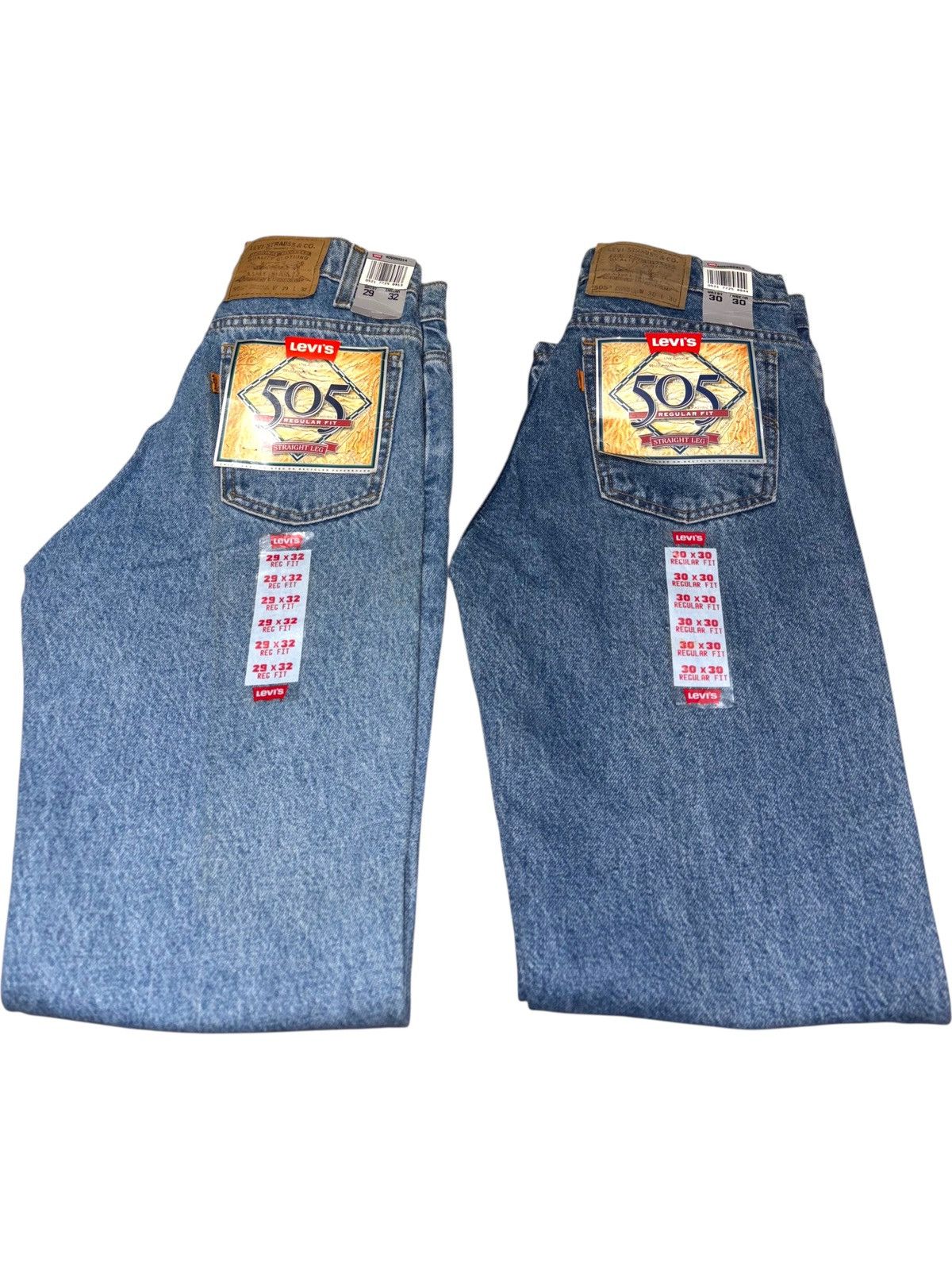 Levi's 30x30 29x32 90s Levis Orange Tab 505 Lot Denim Bundle USA Size US 30 / EU 46 - 1 Thumbnail