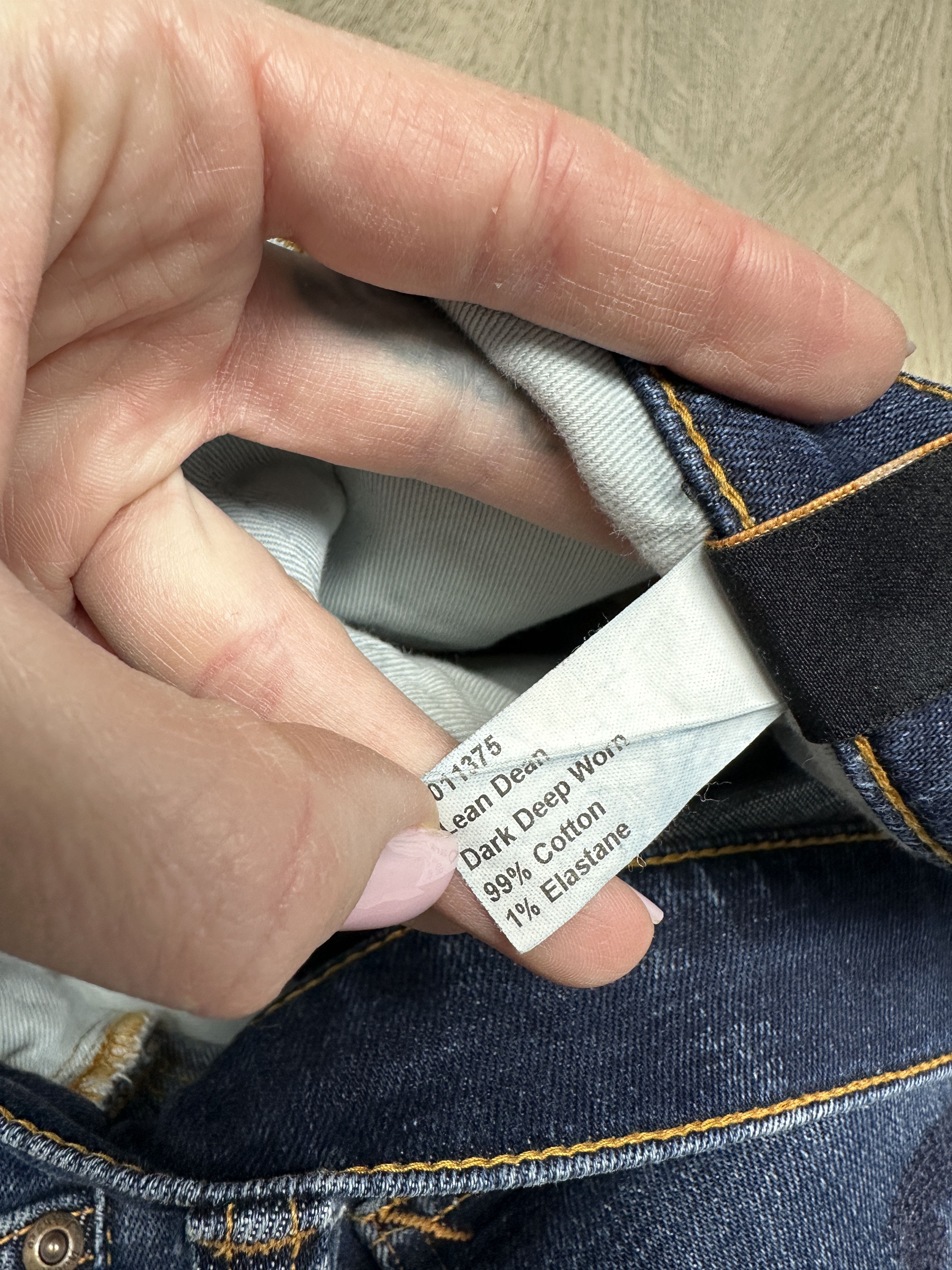 Nudie Jeans Nudie Jeans Lean Dean Vintage Mens Denim Pants Size US 31 - 9 Thumbnail