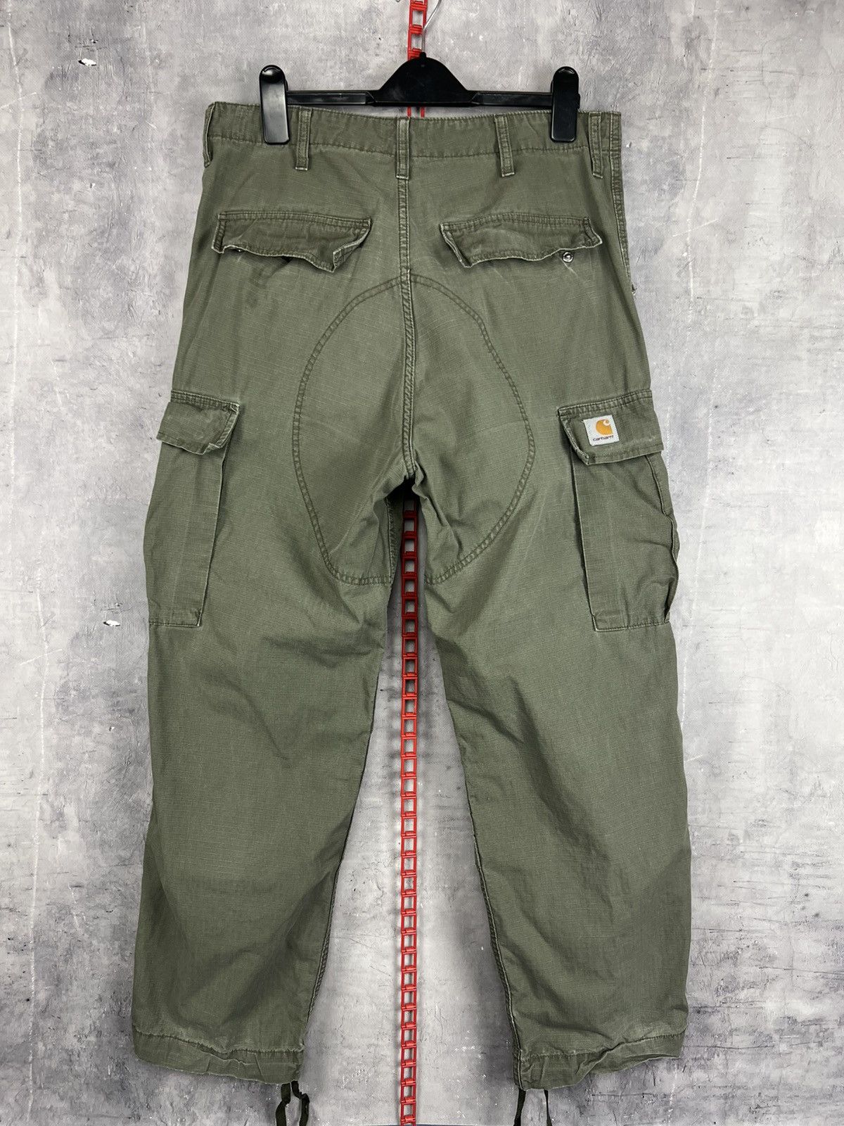Vintage Y2K Carhartt WIP Military Cargo Pants Baggy Sz31x30