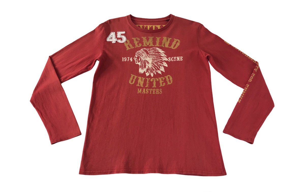 Vintage Remind 1974 Scene United Masted Big Logo Apache Long Sleeve Size US M / EU 48-50 / 2 - 1 Thumbnail