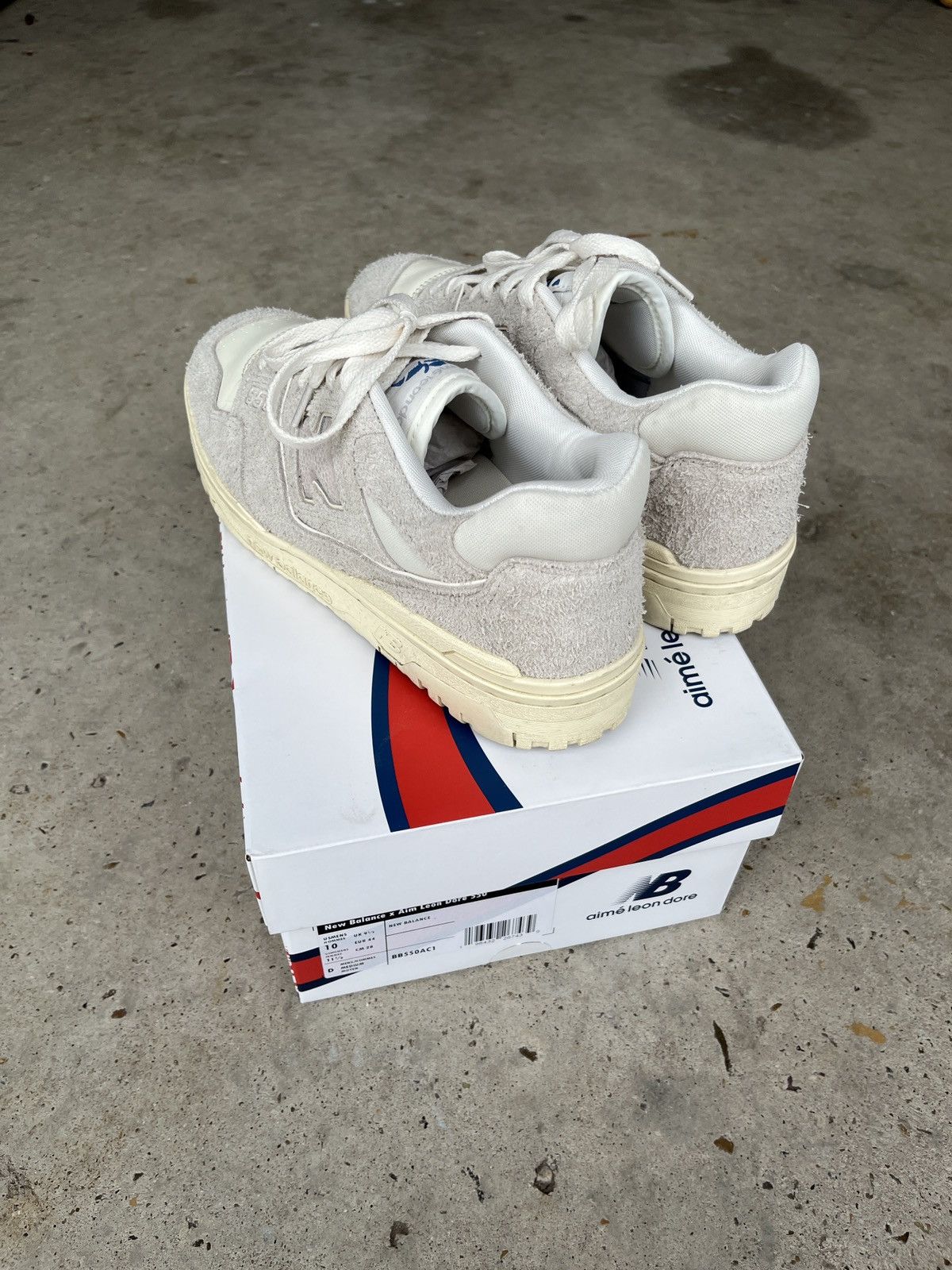 Aime Leon Dore × New Balance Aime Leon Dore - New Balance 550 ‘Grey Suede’ Size US 10 / EU 43 - 5 Thumbnail