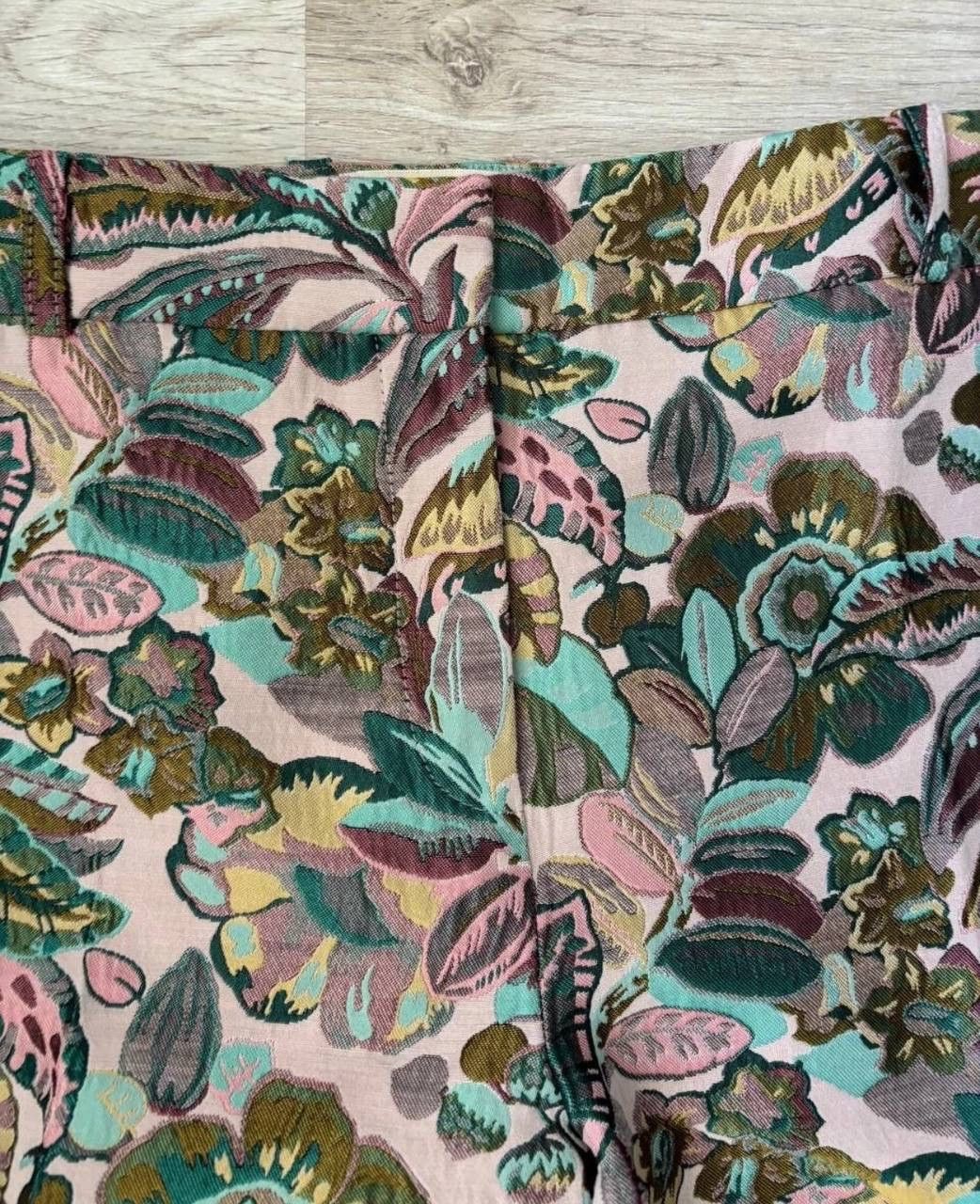 Sezane Sezane monogram flowers pants ws size 42 Size 28" / US 6 / IT 42 - 7 Thumbnail